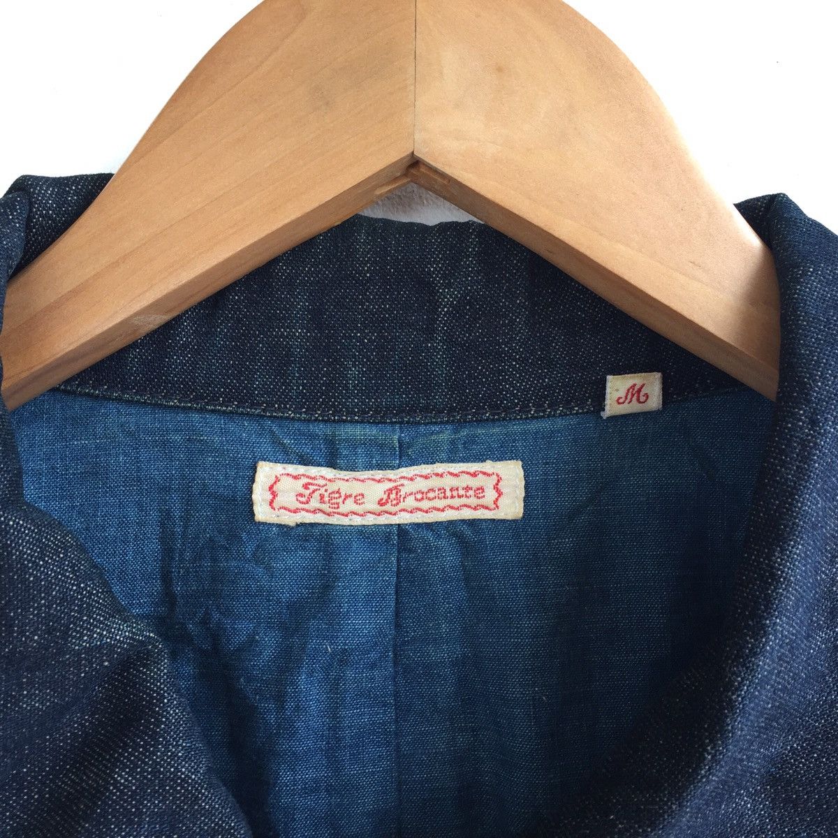 Japanese Brand × TIGRE BROCANTE TIGRE BROCANTE Indigo Lacing Braid W Button JACKET Size US M / EU 48-50 / 2 - 8 Thumbnail