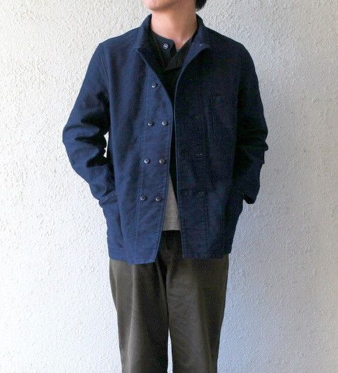 Japanese Brand × TIGRE BROCANTE TIGRE BROCANTE Indigo Lacing Braid W Button JACKET Size US M / EU 48-50 / 2 - 1 Thumbnail