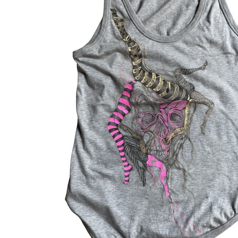 Alexander McQueen 2008 Skull Print Tank Top Size M / US 6-8 / IT 42-44 - 3 Thumbnail