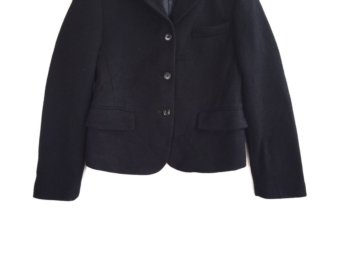 Japanese Brand × Jil Sander × Uniqlo Uniqlo x Jil Sander Cropped Wool Button Jacket Size L / US 10 / IT 46 - 4 Thumbnail
