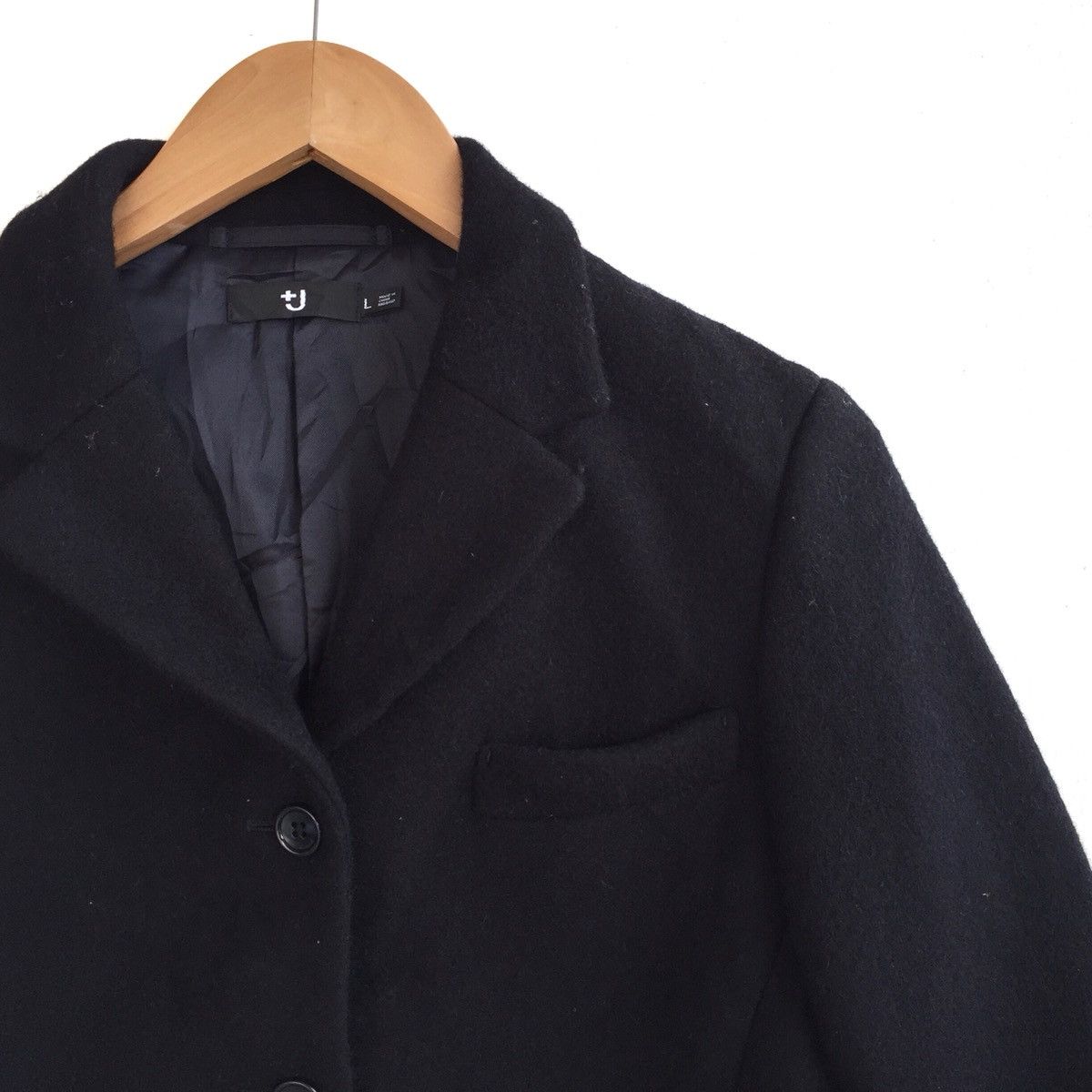 Japanese Brand × Jil Sander × Uniqlo Uniqlo x Jil Sander Cropped Wool Button Jacket Size L / US 10 / IT 46 - 6 Thumbnail