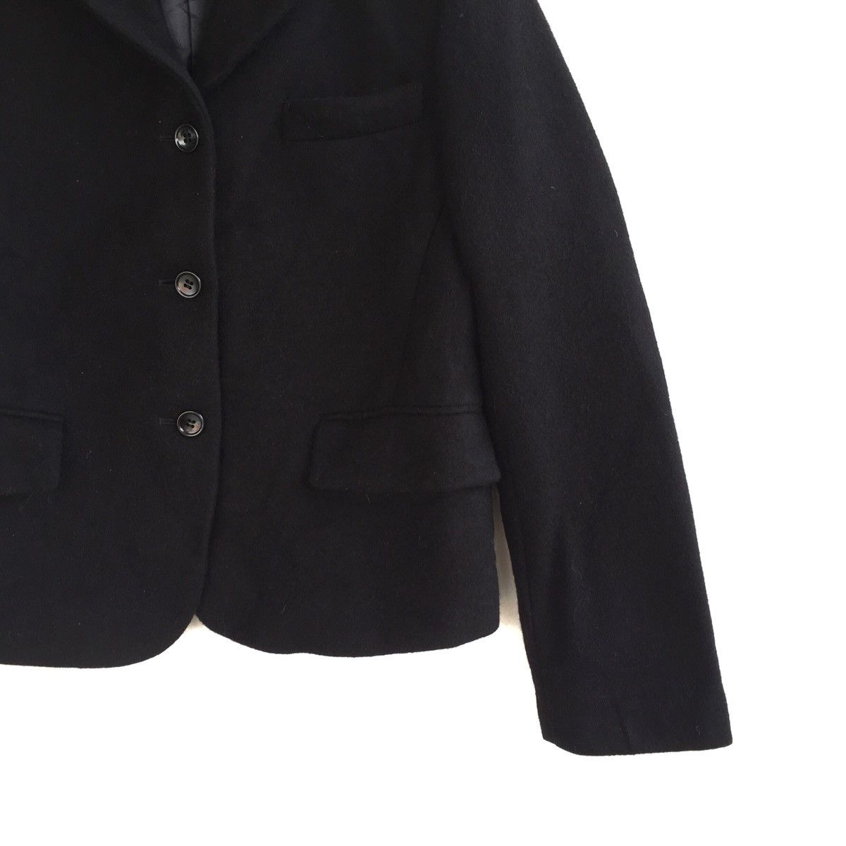 Japanese Brand × Jil Sander × Uniqlo Uniqlo x Jil Sander Cropped Wool Button Jacket Size L / US 10 / IT 46 - 5 Thumbnail