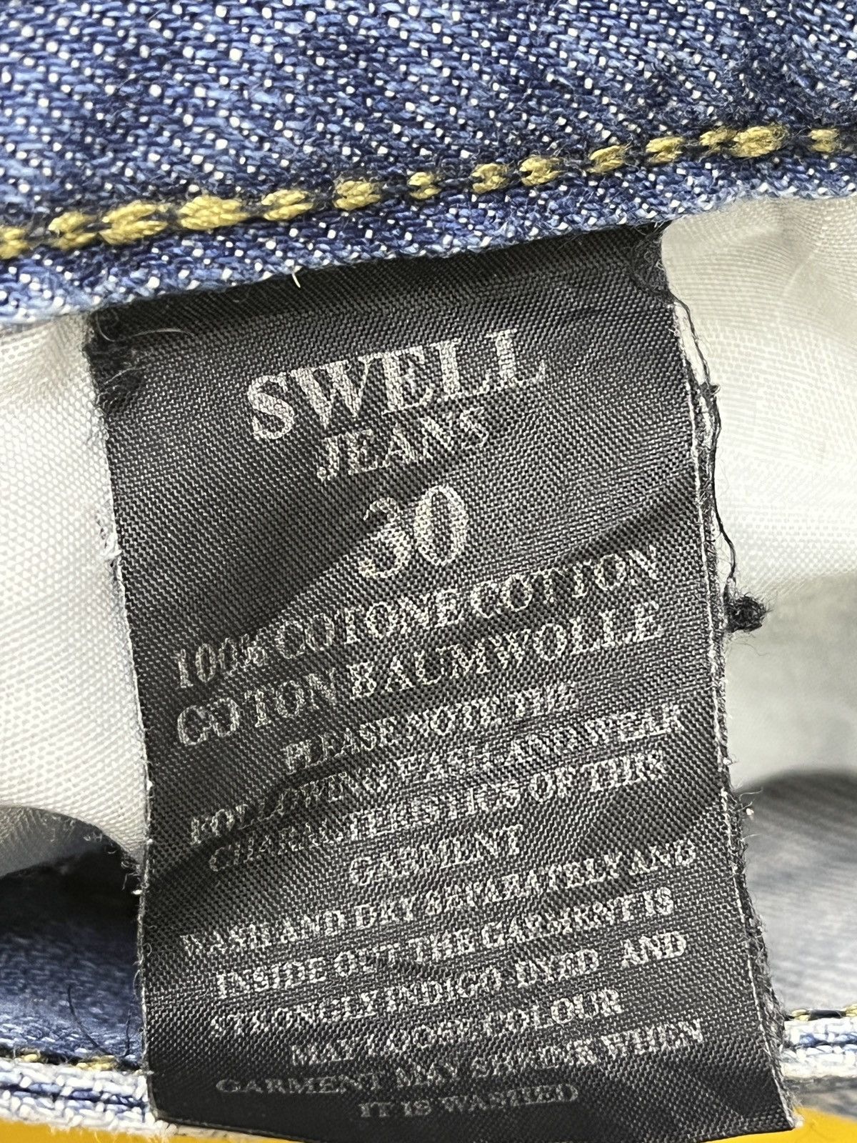 Japanese Brand × Vintage FLARE SWELL DENIM DISTRESSED BUTTONS JAPAN Size US 30 / EU 46 - 8 Thumbnail