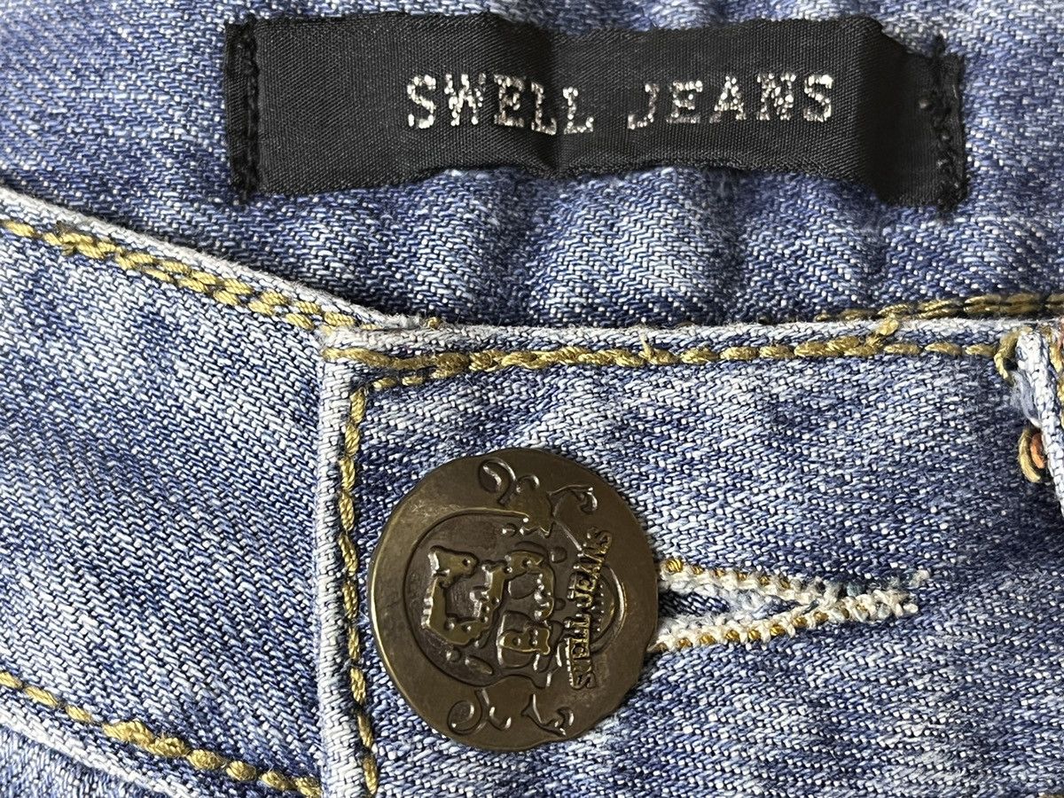 Japanese Brand × Vintage FLARE SWELL DENIM DISTRESSED BUTTONS JAPAN Size US 30 / EU 46 - 7 Thumbnail