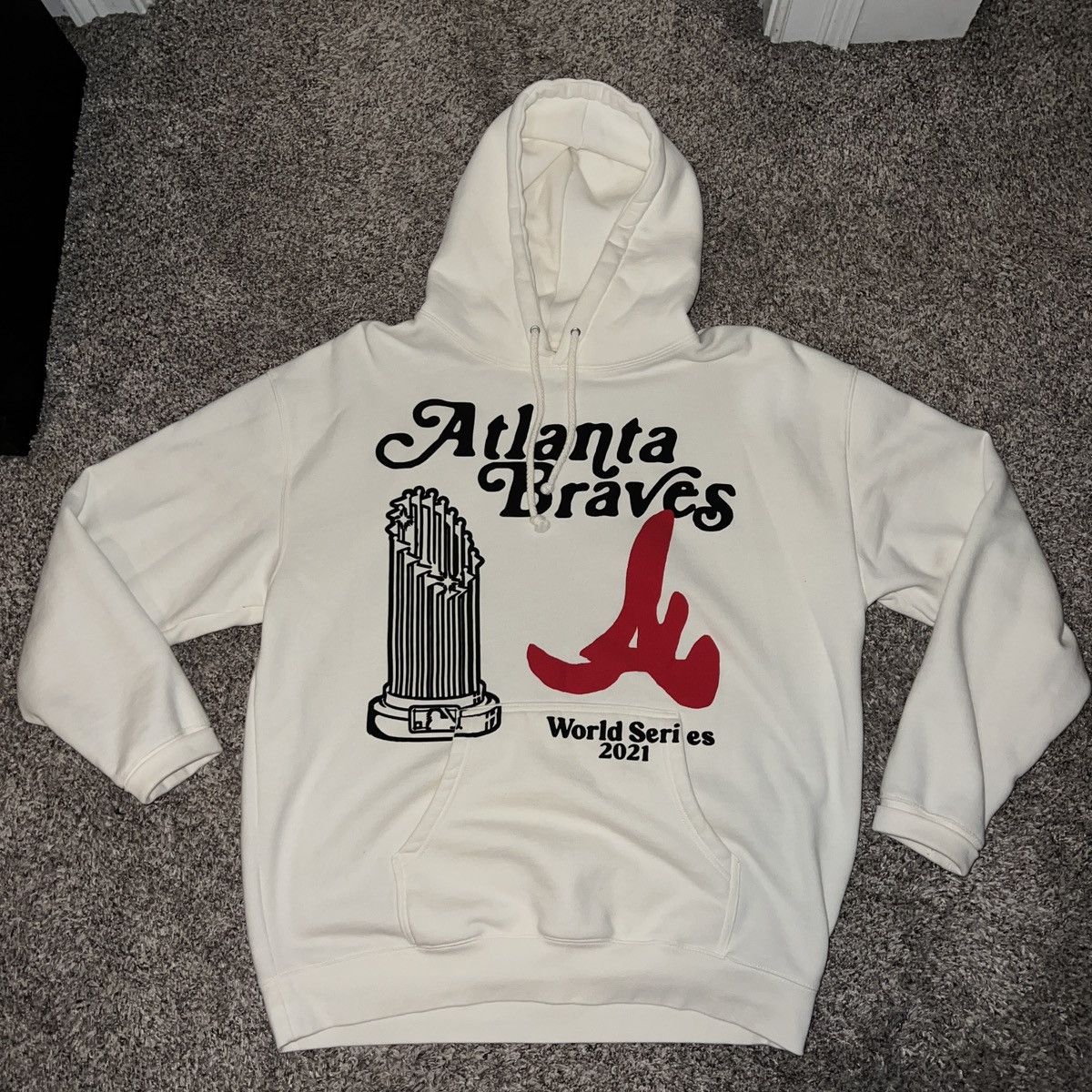 Store Red Letters Atlanta Braves 2021 World Series Hoodie