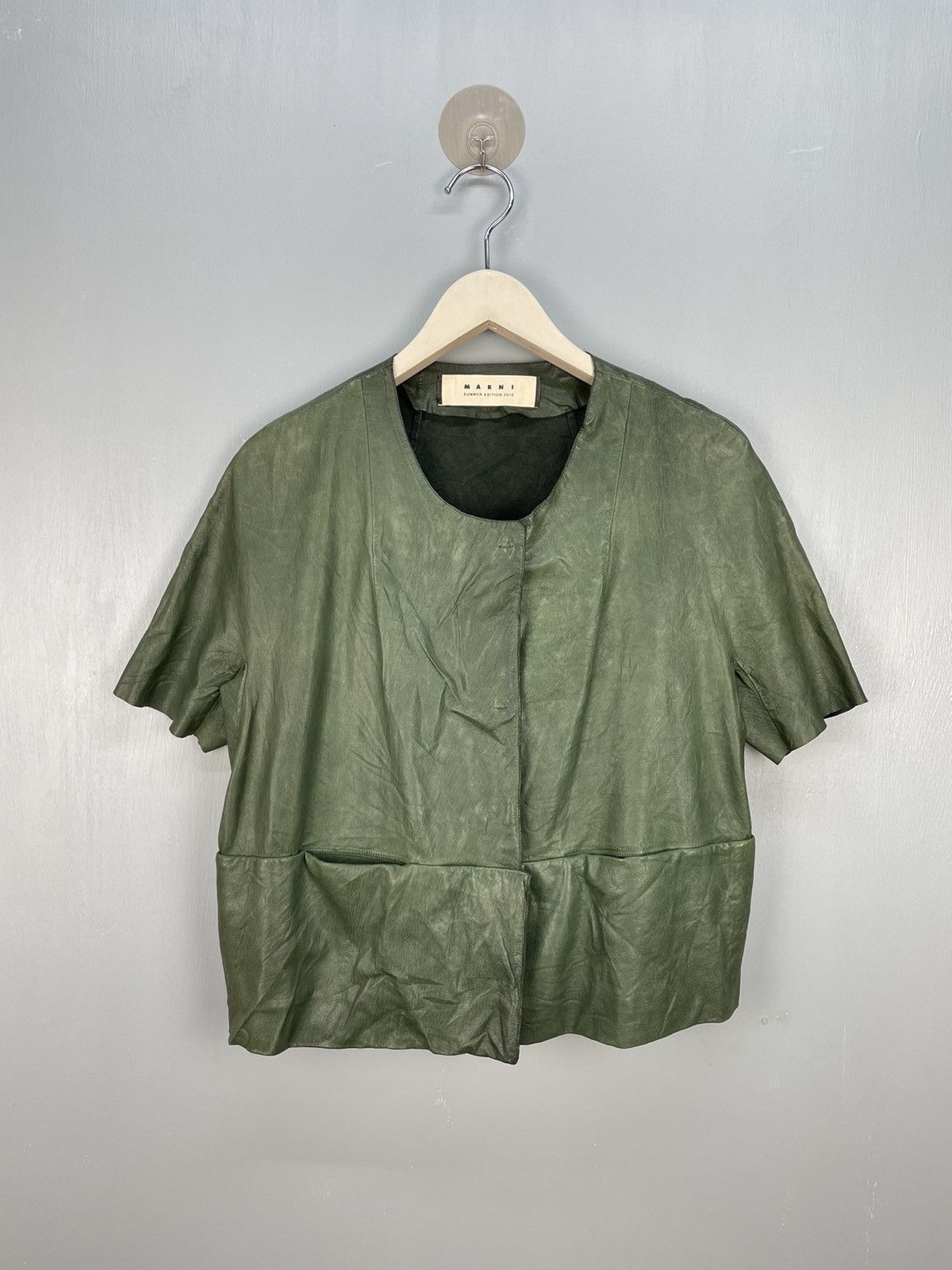 Marni MARNI summer edition 2010 leather women jacket Size L / US 10 / IT 46 - 1 Thumbnail
