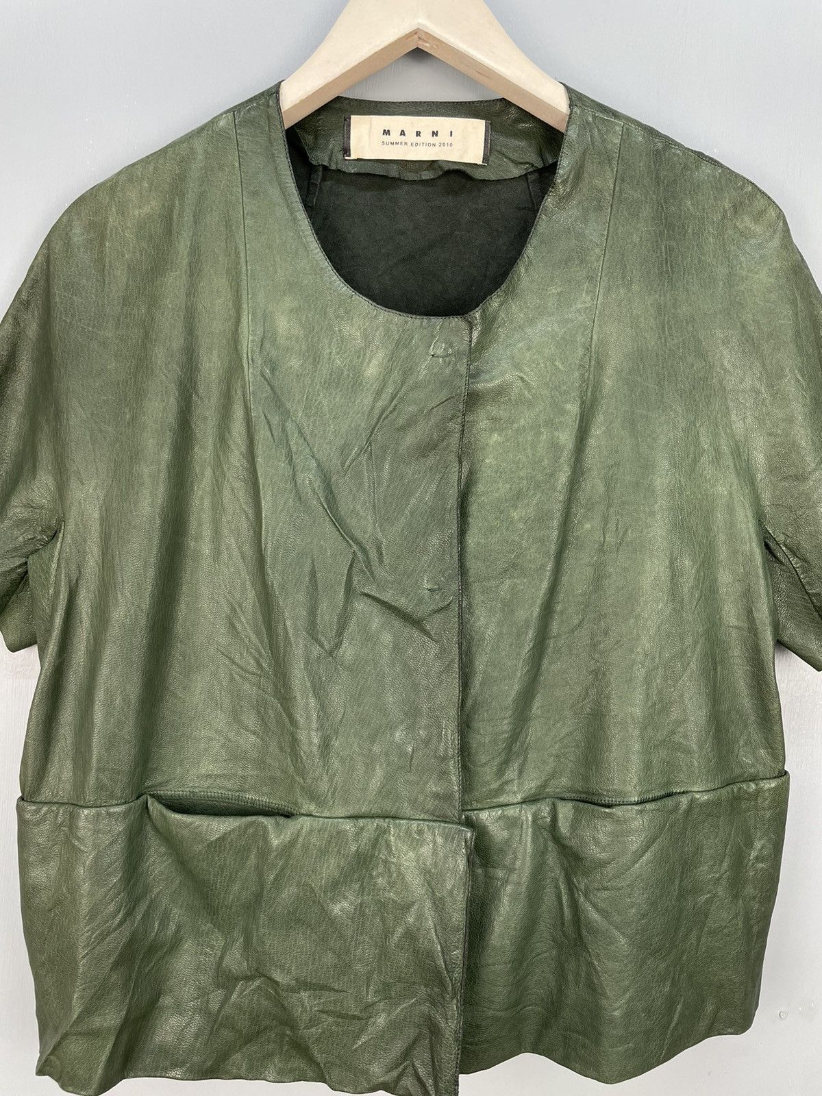 Marni MARNI summer edition 2010 leather women jacket Size L / US 10 / IT 46 - 3 Thumbnail