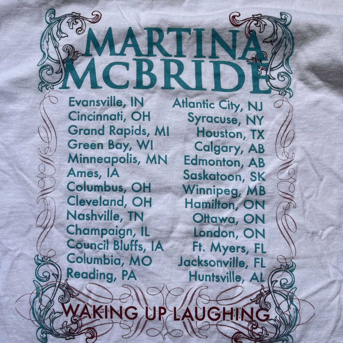 Band Tees × Vintage Martina McBride Walking Up Laughing Tour Size US L / EU 52-54 / 3 - 14 Thumbnail