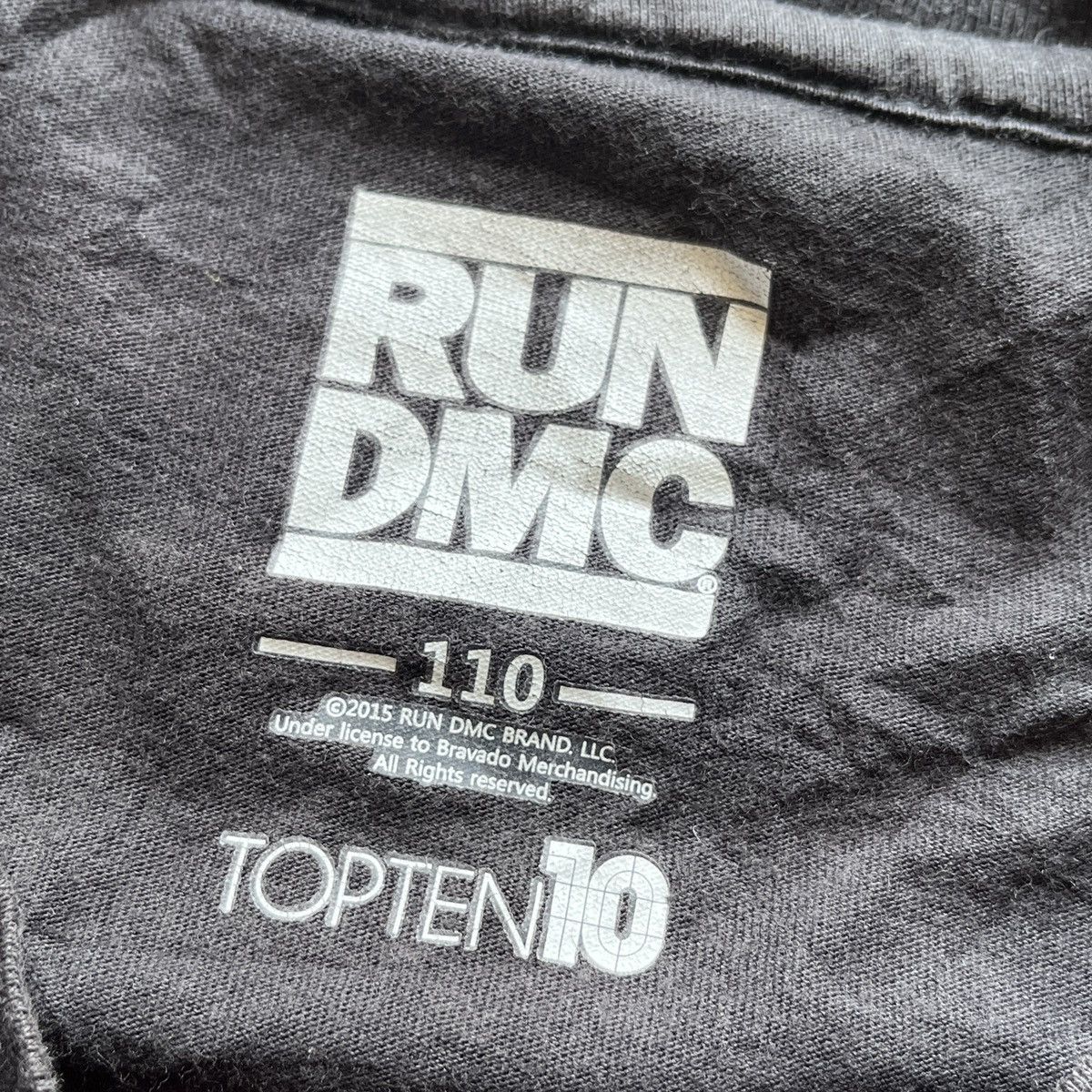 RUN DMC × Rap Tees RUN DMC Raising Hell Rap Tees Black Copyright 2015 Size US M / EU 48-50 / 2 - 7 Thumbnail