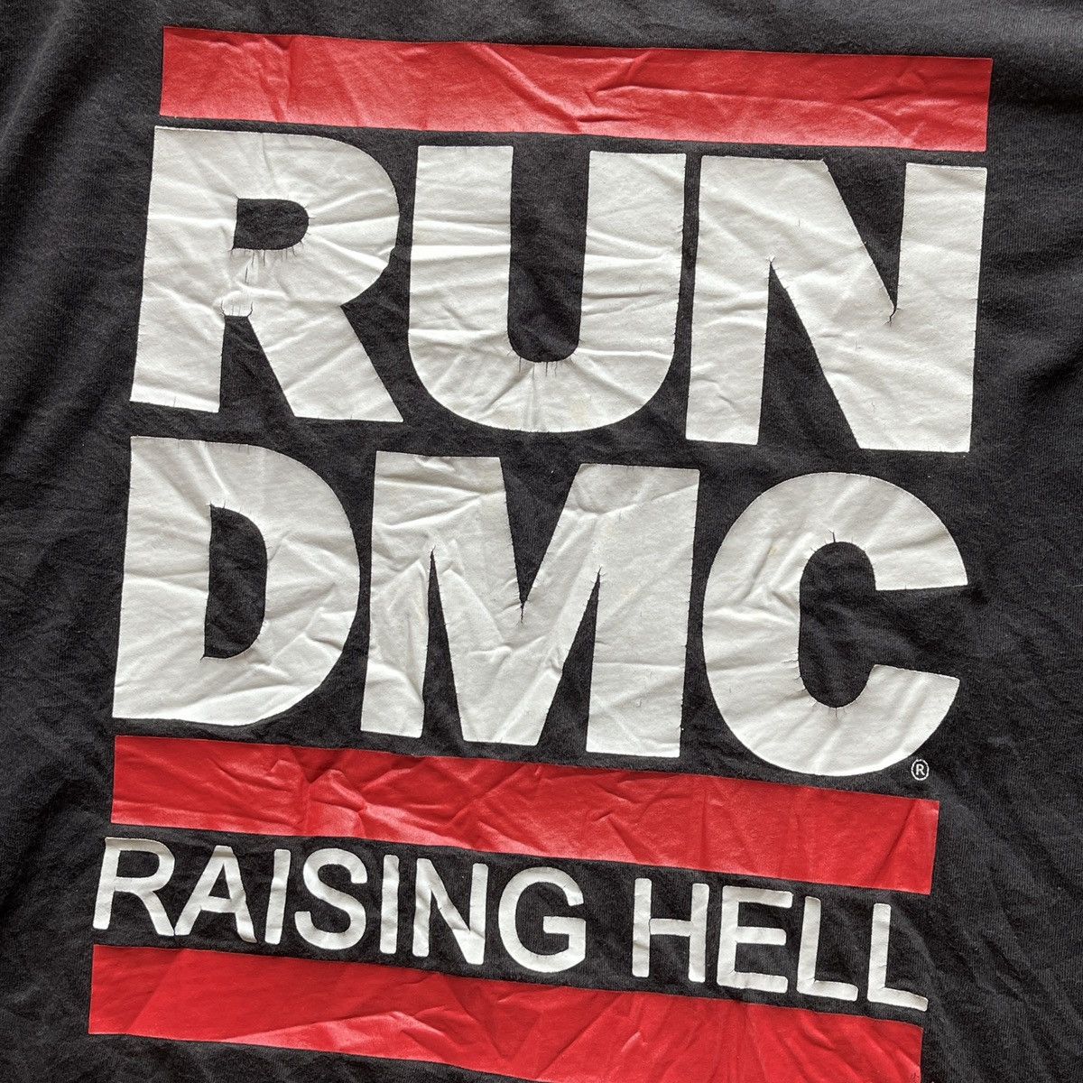 RUN DMC × Rap Tees RUN DMC Raising Hell Rap Tees Black Copyright 2015 Size US M / EU 48-50 / 2 - 8 Thumbnail