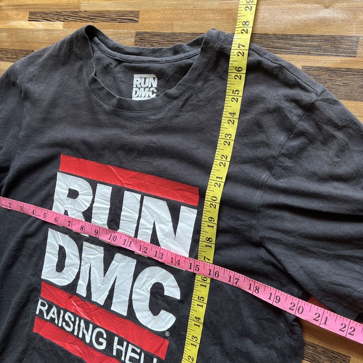 RUN DMC × Rap Tees RUN DMC Raising Hell Rap Tees Black Copyright 2015 Size US M / EU 48-50 / 2 - 4 Thumbnail