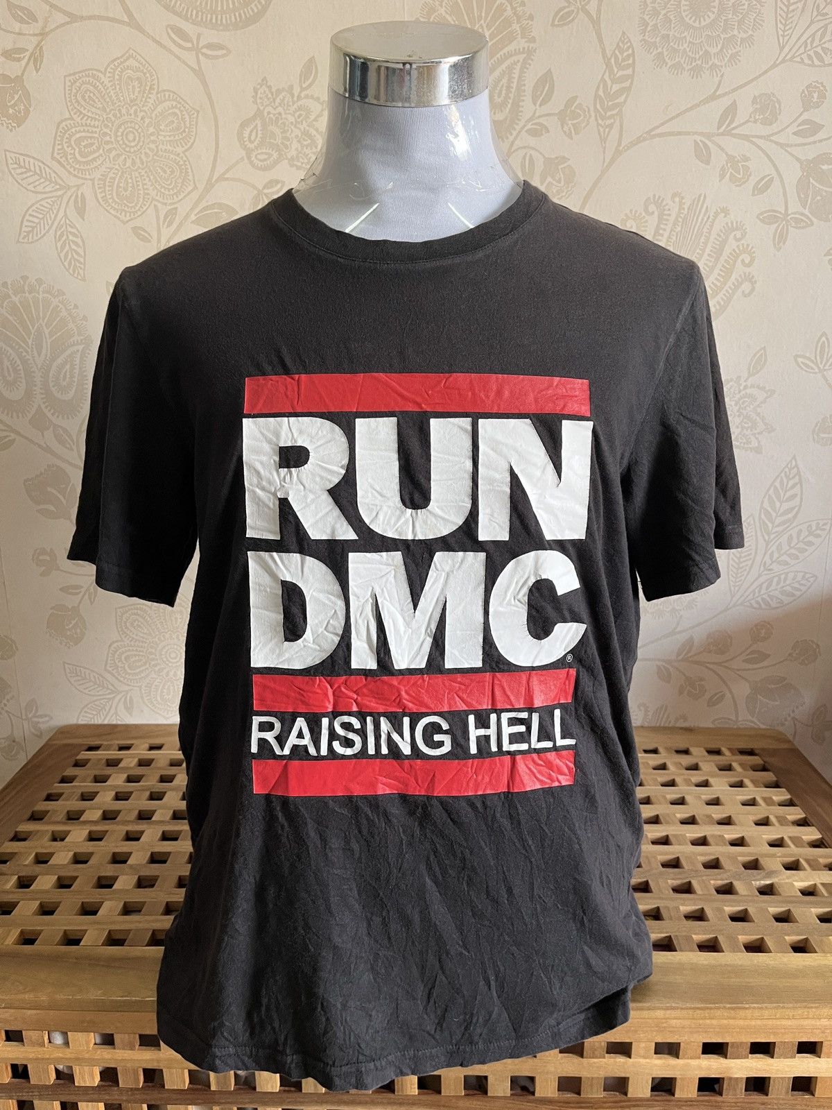 RUN DMC × Rap Tees RUN DMC Raising Hell Rap Tees Black Copyright 2015 Size US M / EU 48-50 / 2 - 2 Thumbnail