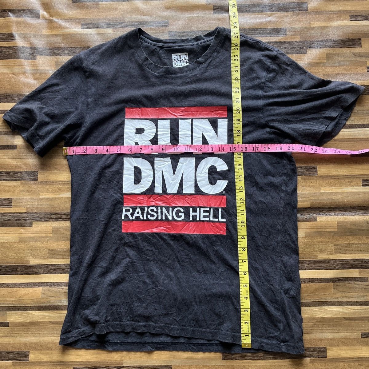 RUN DMC × Rap Tees RUN DMC Raising Hell Rap Tees Black Copyright 2015 Size US M / EU 48-50 / 2 - 5 Thumbnail
