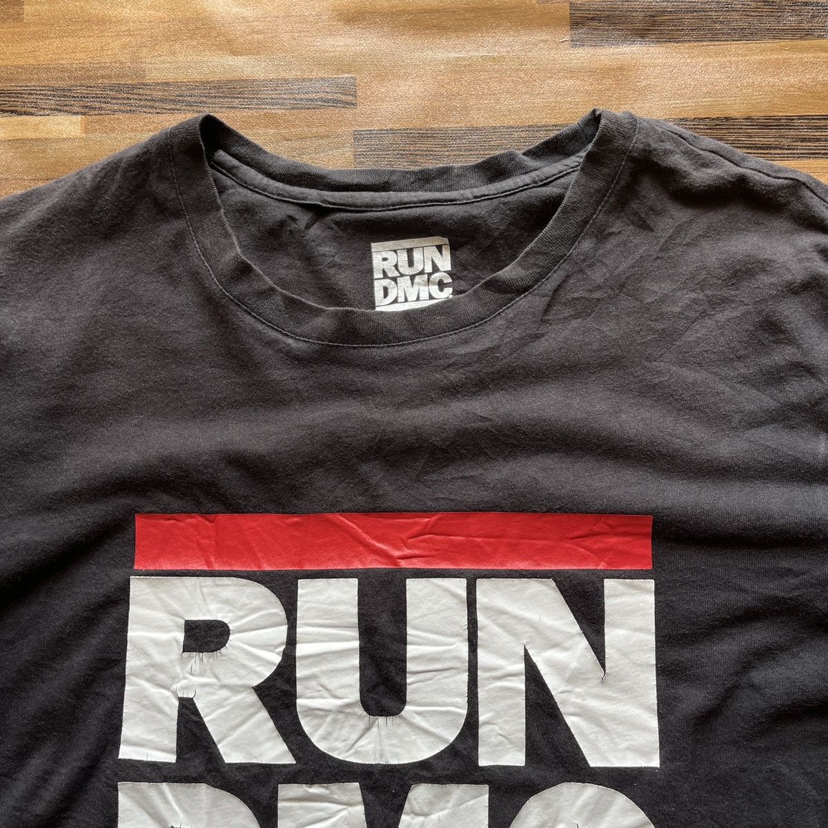 RUN DMC × Rap Tees RUN DMC Raising Hell Rap Tees Black Copyright 2015 Size US M / EU 48-50 / 2 - 6 Thumbnail