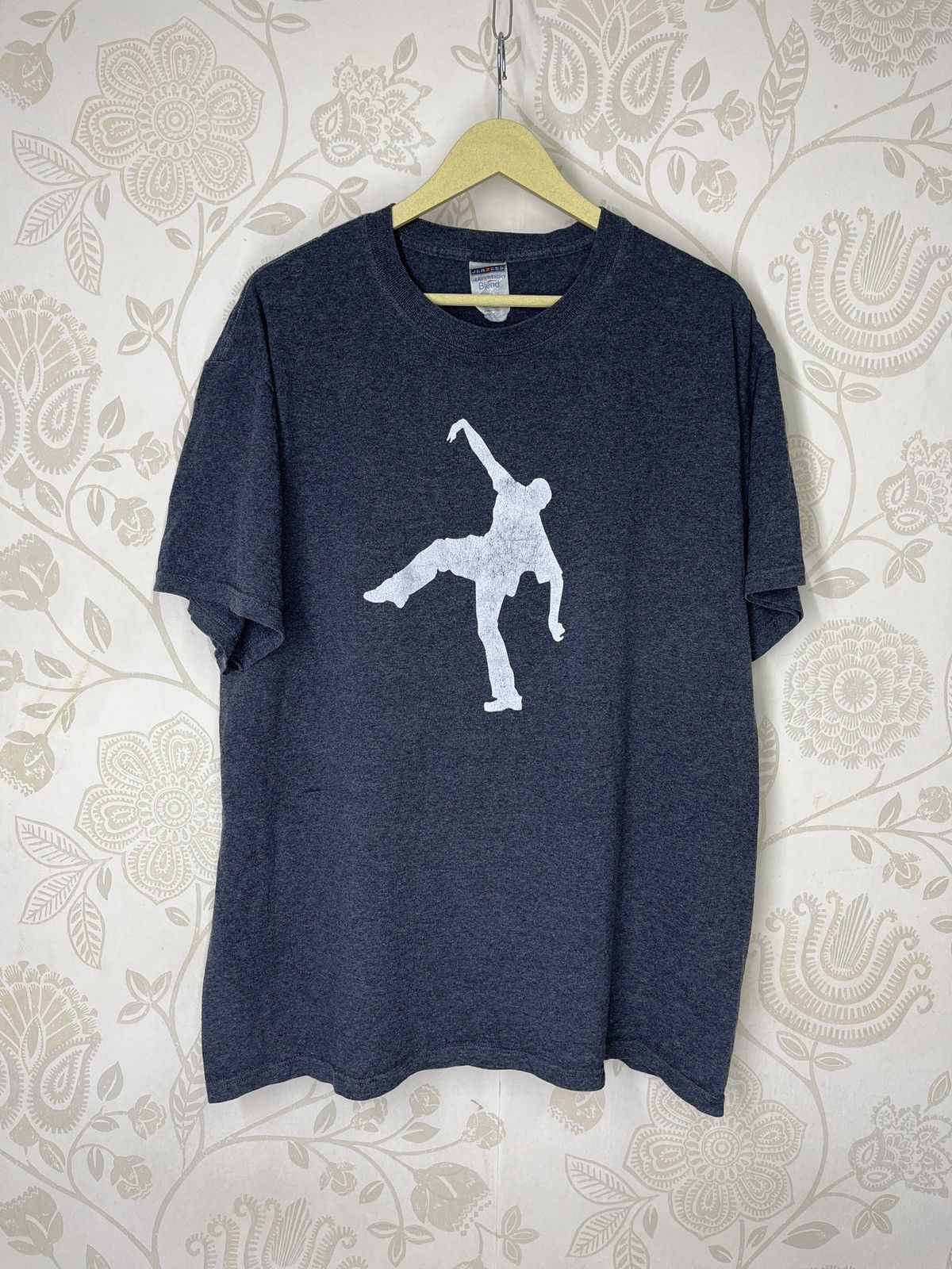 Jerzees × Vintage Big Steppin Aaron Goodwin Printed TShirt Size US XL / EU 56 / 4 - 14 Thumbnail