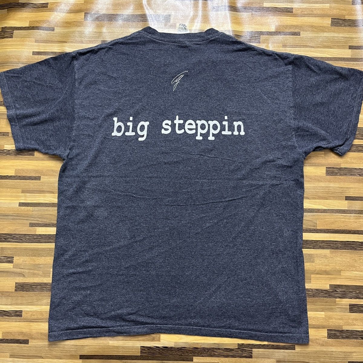 Jerzees × Vintage Big Steppin Aaron Goodwin Printed TShirt Size US XL / EU 56 / 4 - 13 Thumbnail