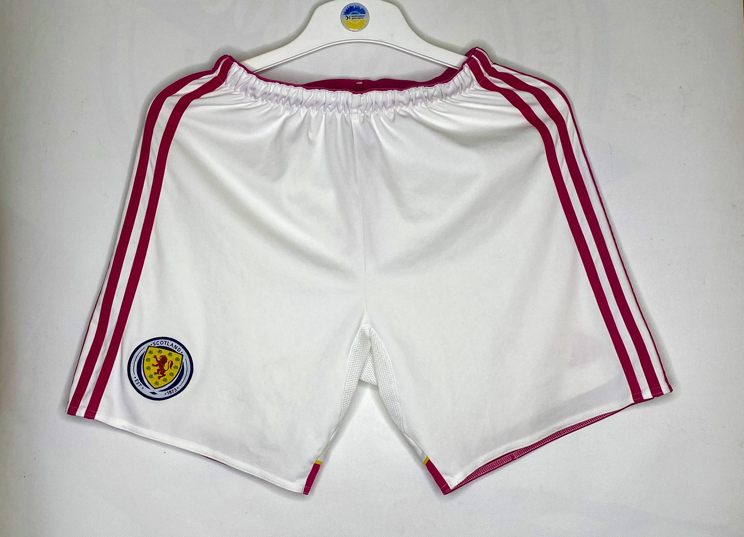 Adidas × UEFA SCOTLAND NATIONAL TEAM 2014 FOOTBALL SHORTS SOCCER Size US 32 / EU 48 - 1 Thumbnail