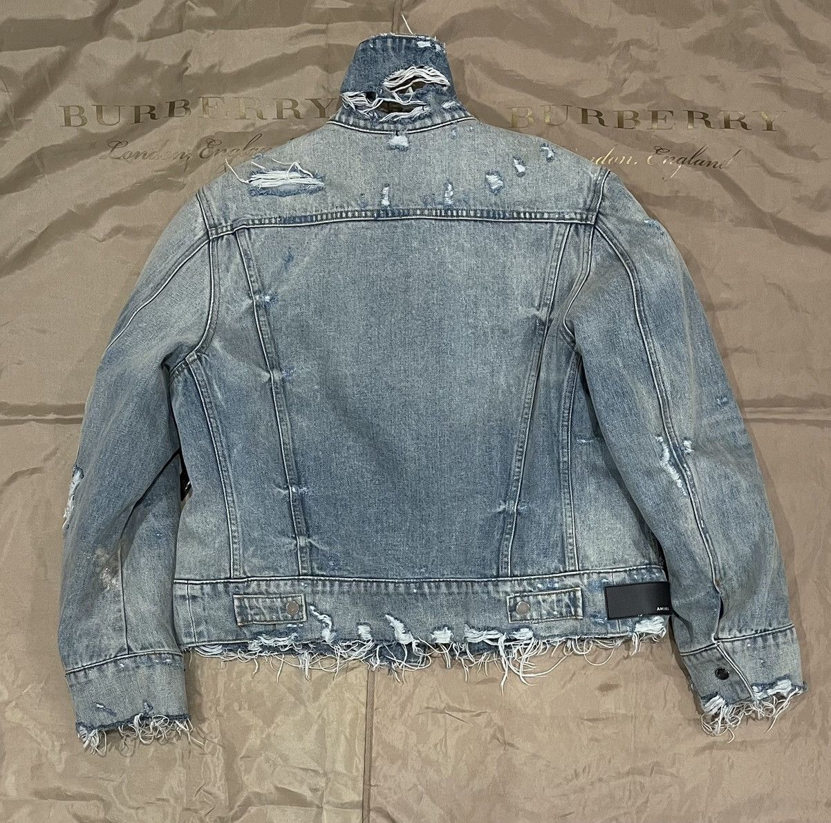 Amiri Amiri Reversible Tucker Blue Check Shirt Jacket size M $4500 Size US M / EU 48-50 / 2 - 9 Thumbnail