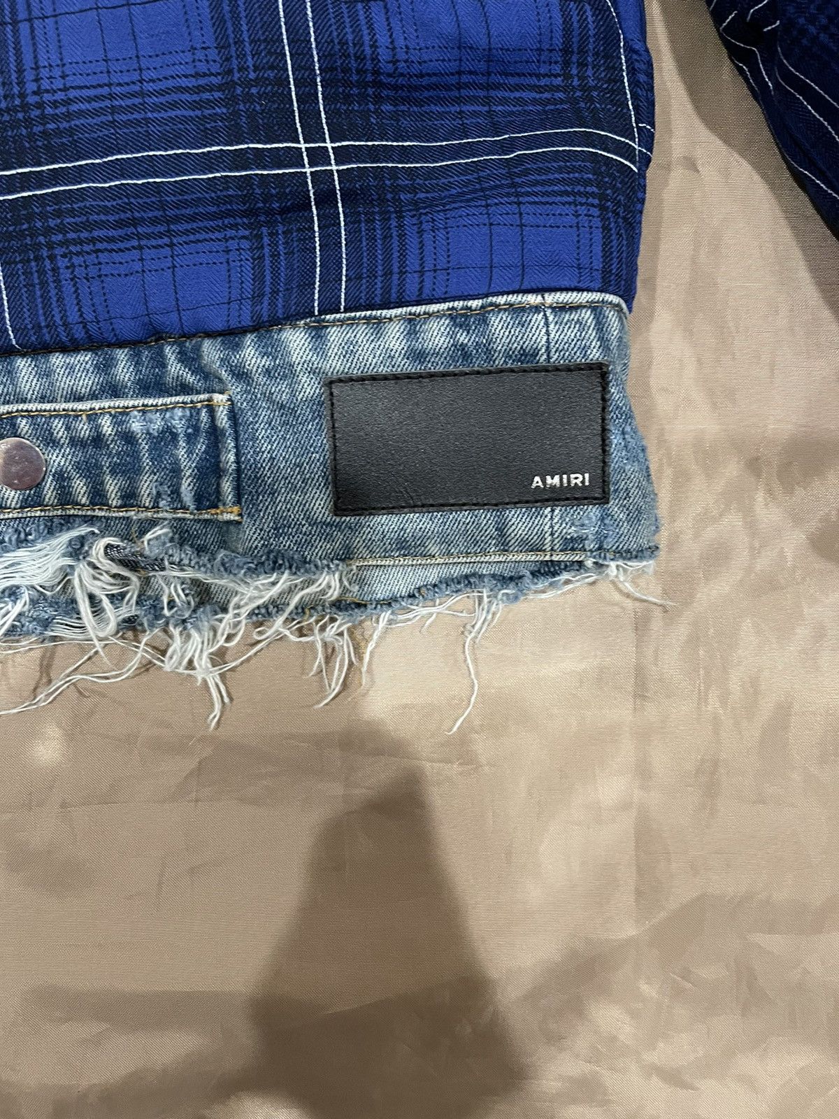 Amiri Amiri Reversible Tucker Blue Check Shirt Jacket size M $4500 Size US M / EU 48-50 / 2 - 3 Thumbnail