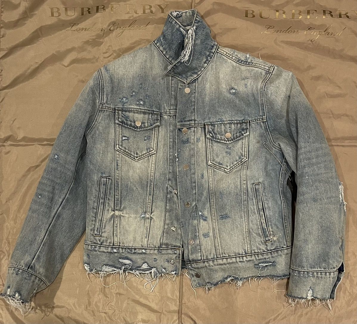 Amiri Amiri Reversible Tucker Blue Check Shirt Jacket size M $4500 Size US M / EU 48-50 / 2 - 8 Thumbnail