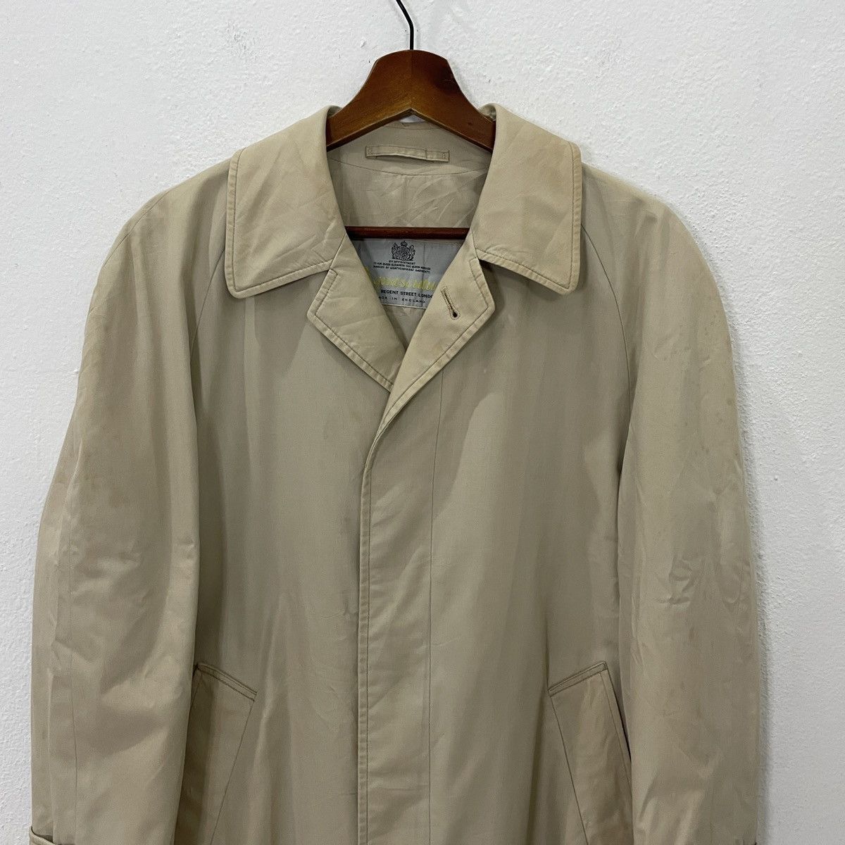Aquascutum Vintage Aquascutum Made In England Trench Coat Jacket Size US M / EU 48-50 / 2 - 4 Thumbnail