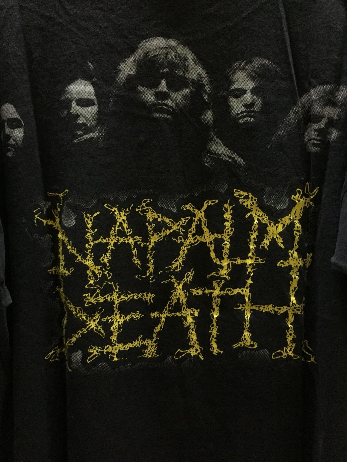Band Tees × Vintage Vintage 90s Napalm Death Band Tee Size US XL / EU 56 / 4 - 11 Thumbnail