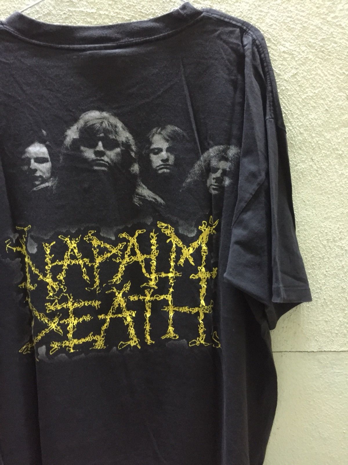 Band Tees × Vintage Vintage 90s Napalm Death Band Tee Size US XL / EU 56 / 4 - 9 Thumbnail