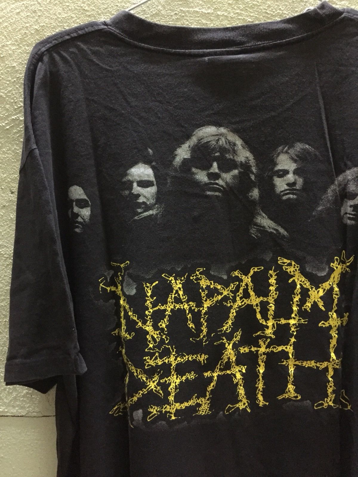 Band Tees × Vintage Vintage 90s Napalm Death Band Tee Size US XL / EU 56 / 4 - 10 Thumbnail