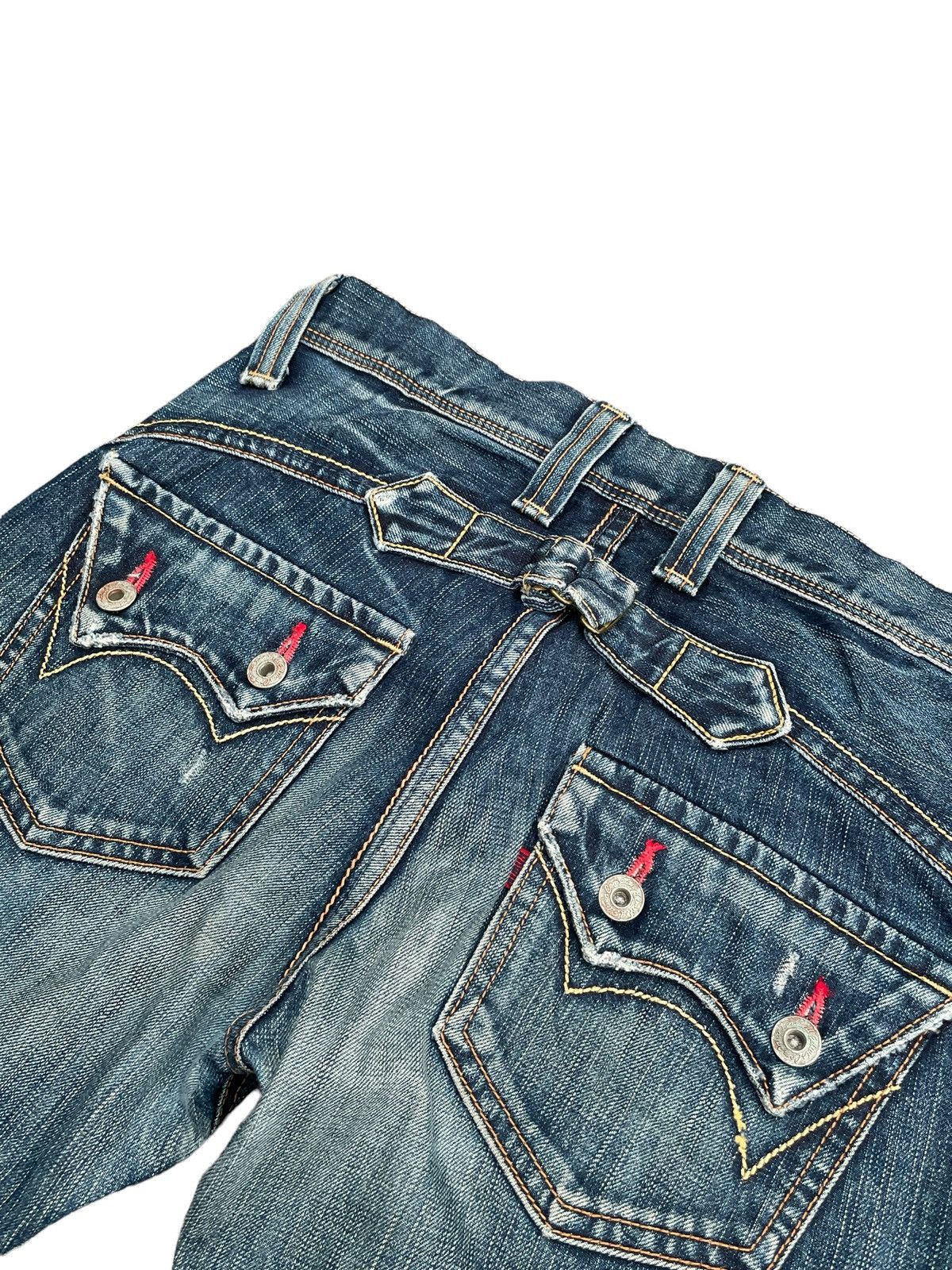 Edwin Vintage Edwin Rude Zero Distresed Denim Size US 33 - 13 Thumbnail