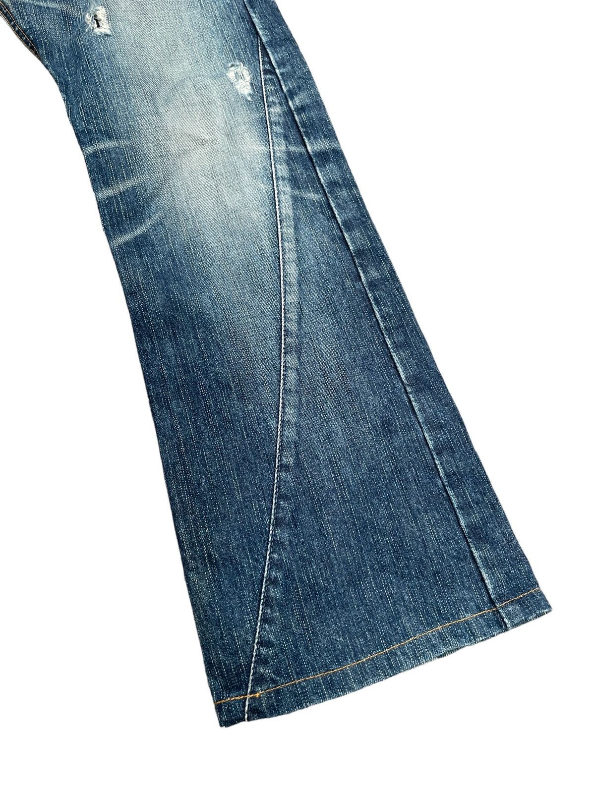 Edwin Vintage Edwin Rude Zero Distresed Denim Size US 33 - 4 Thumbnail