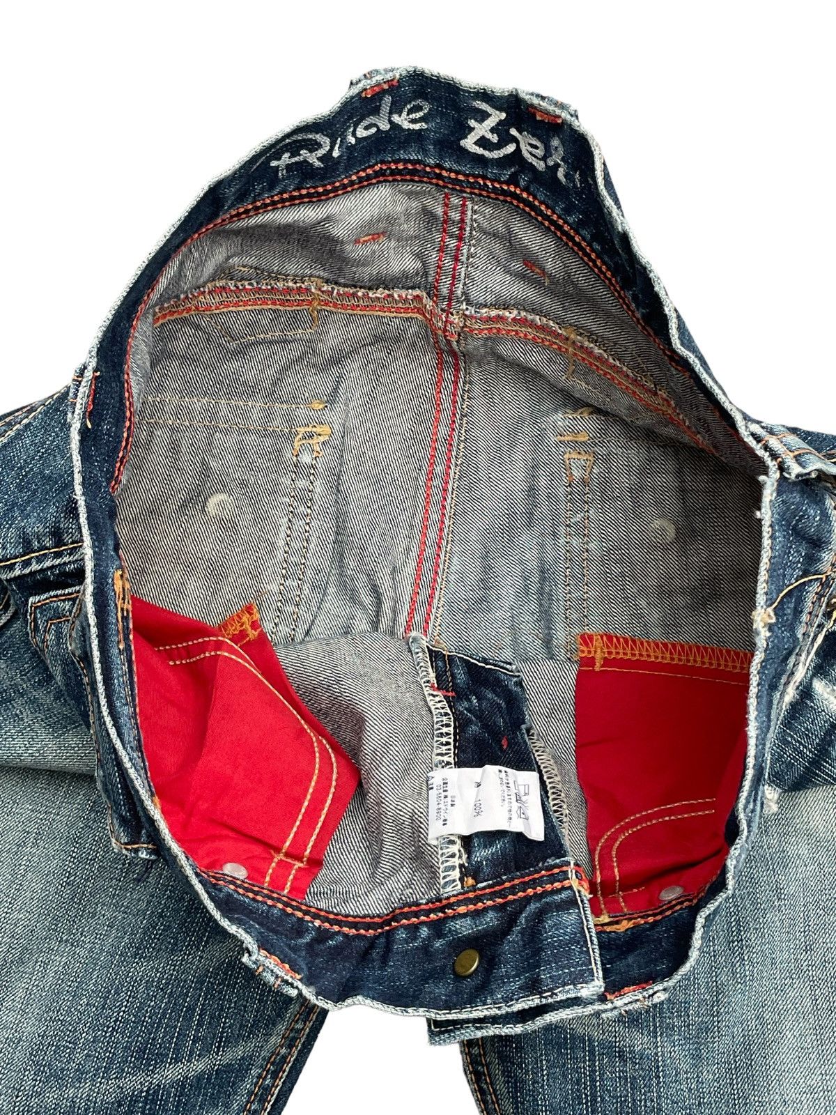 Edwin Vintage Edwin Rude Zero Distresed Denim Size US 33 - 9 Thumbnail