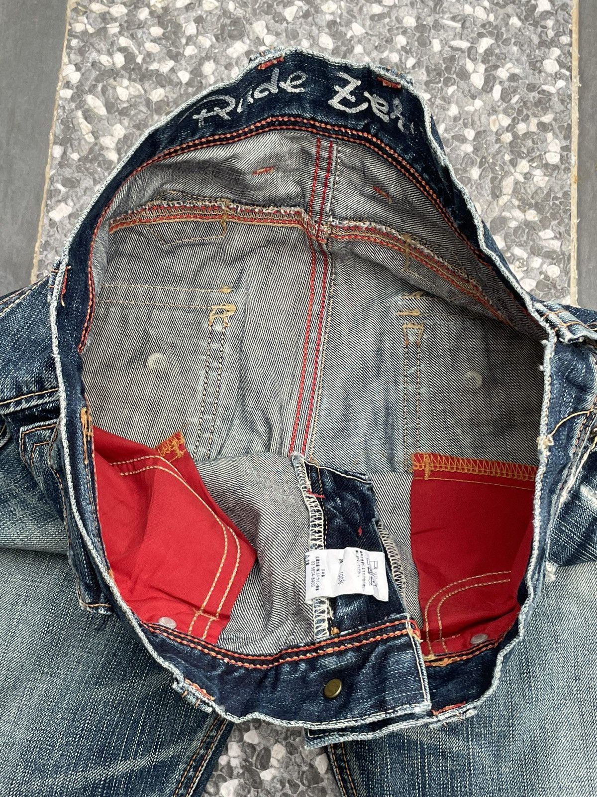 Edwin Vintage Edwin Rude Zero Distresed Denim Size US 33 - 16 Thumbnail