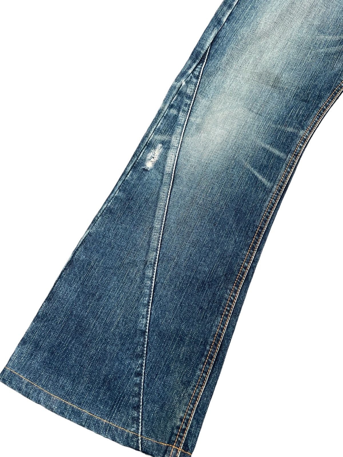 Edwin Vintage Edwin Rude Zero Distresed Denim Size US 33 - 5 Thumbnail