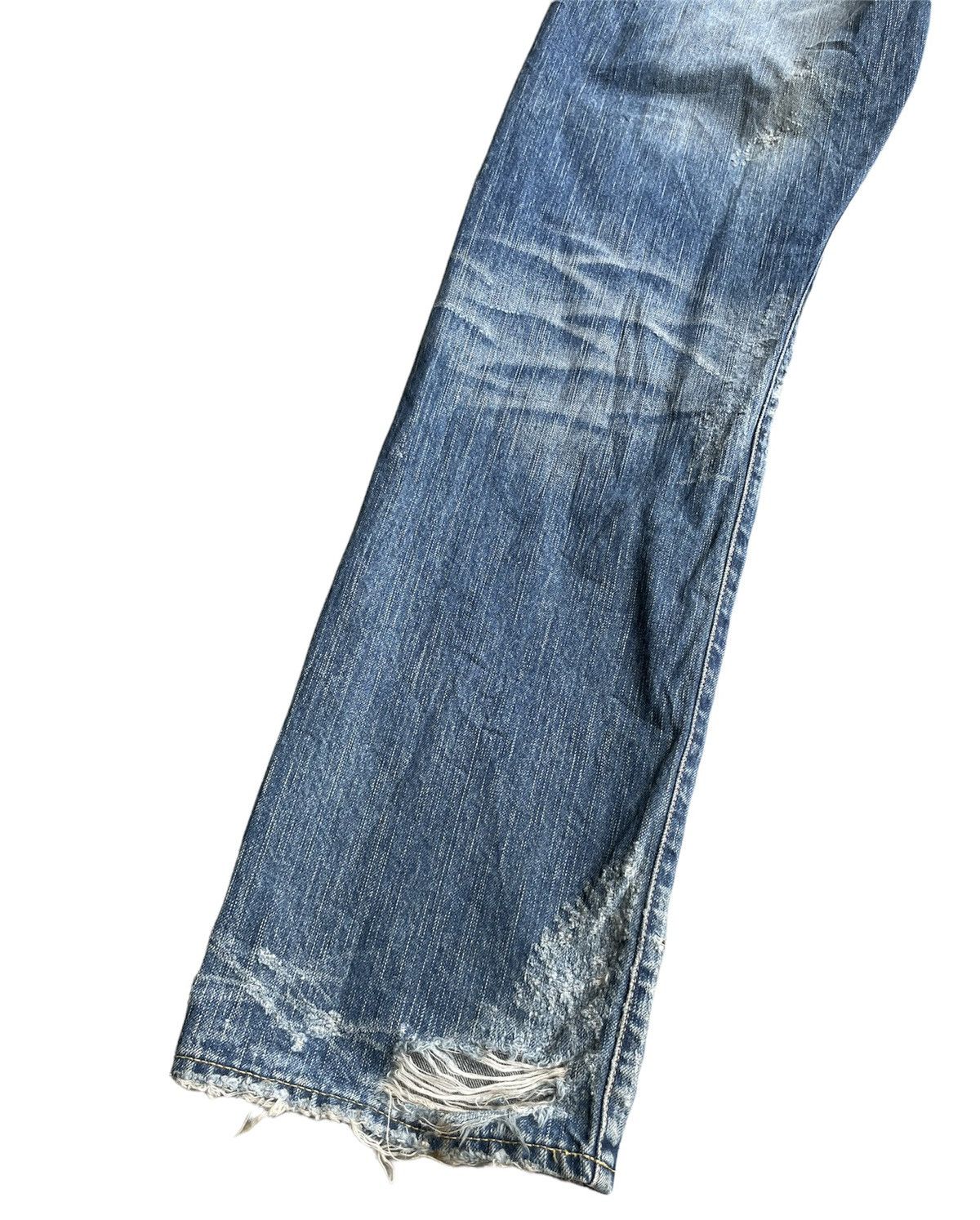 Japanese Brand Soul Of Freedom Japan Distressed Denim Size US 33 - 11 Thumbnail