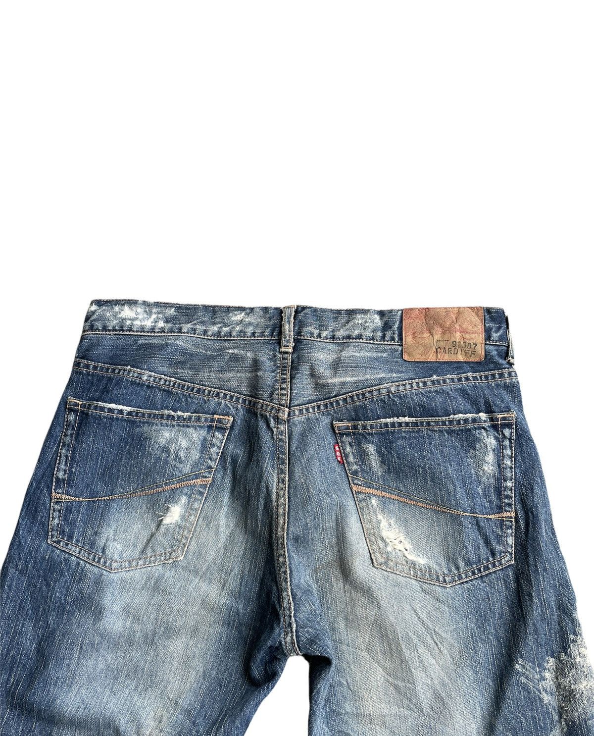 Japanese Brand Soul Of Freedom Japan Distressed Denim Size US 33 - 13 Thumbnail