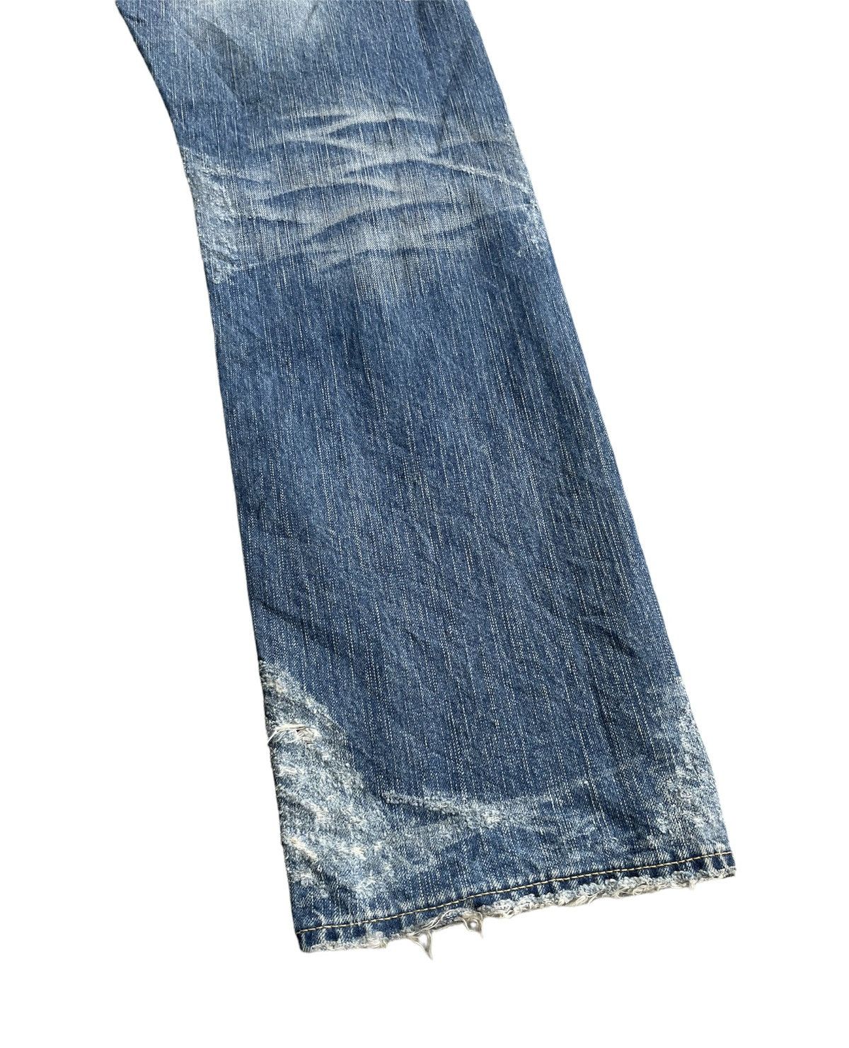 Japanese Brand Soul Of Freedom Japan Distressed Denim Size US 33 - 10 Thumbnail
