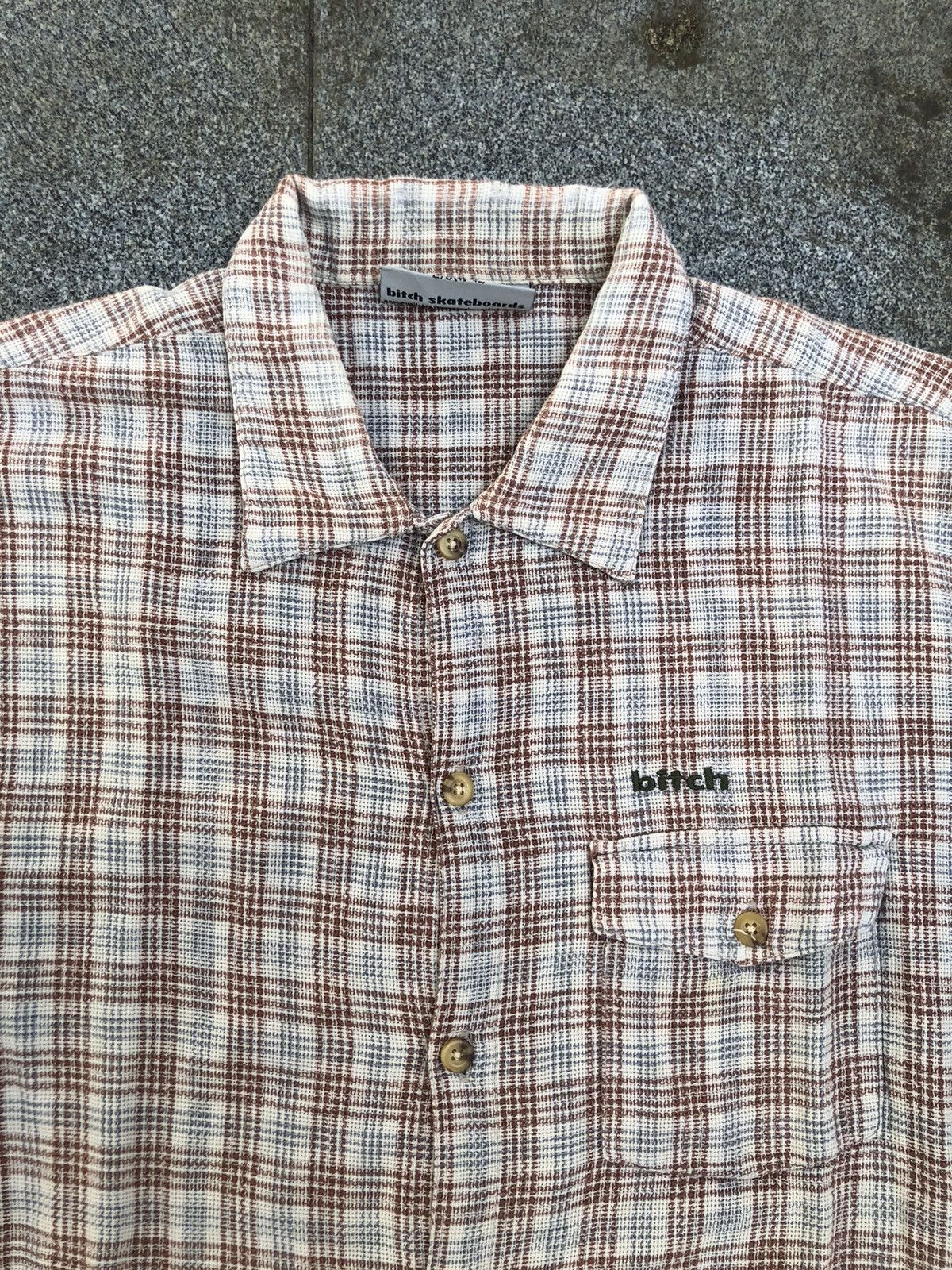 Other Vintage Bitch Skateboard Chekered Flanel Shirt Size US L / EU 52-54 / 3 - 5 Thumbnail