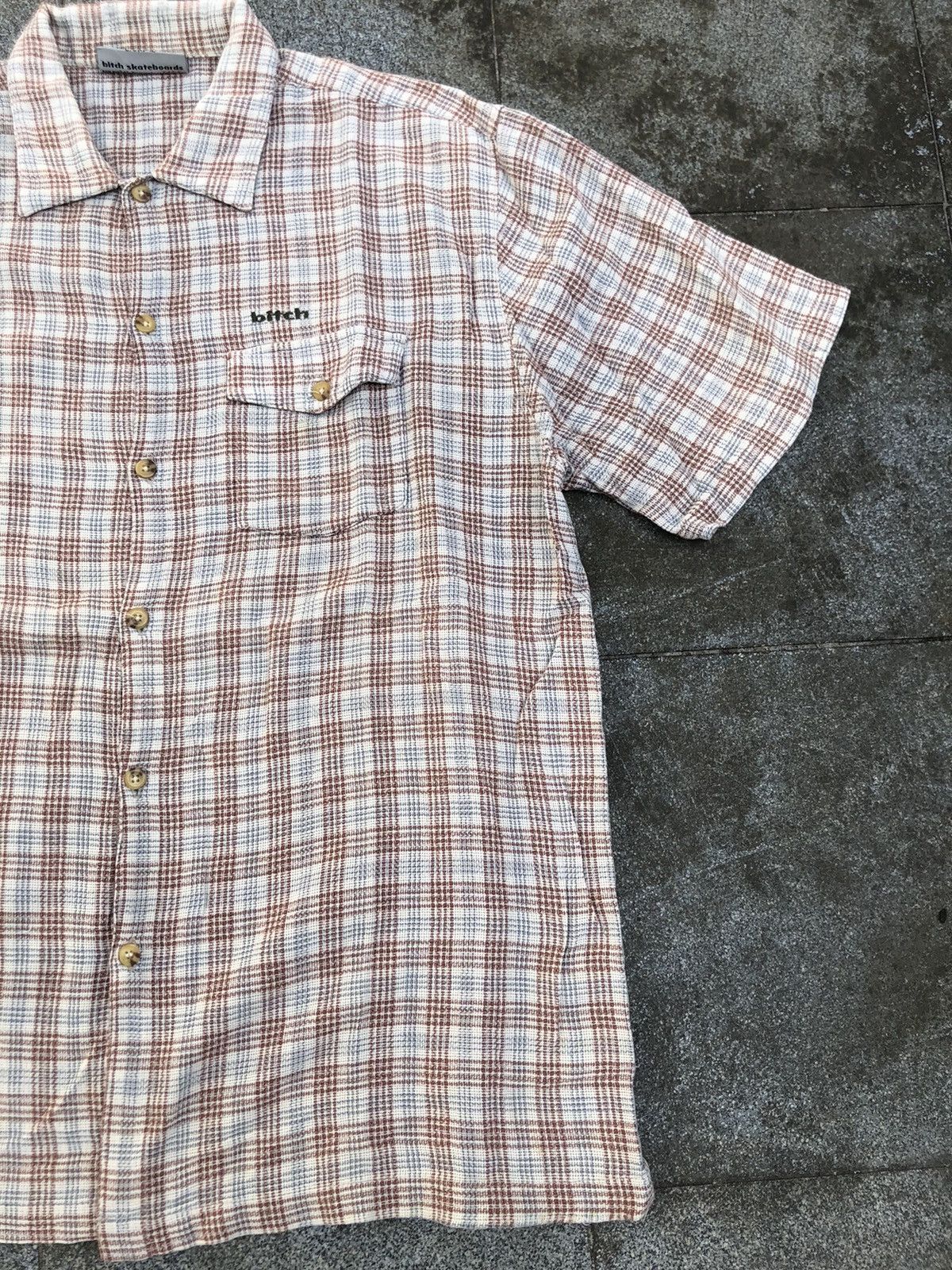 Other Vintage Bitch Skateboard Chekered Flanel Shirt Size US L / EU 52-54 / 3 - 4 Thumbnail