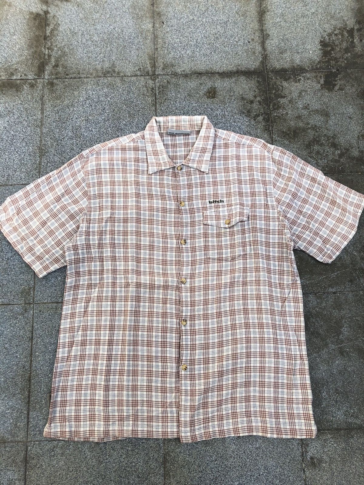 Other Vintage Bitch Skateboard Chekered Flanel Shirt Size US L / EU 52-54 / 3 - 2 Thumbnail