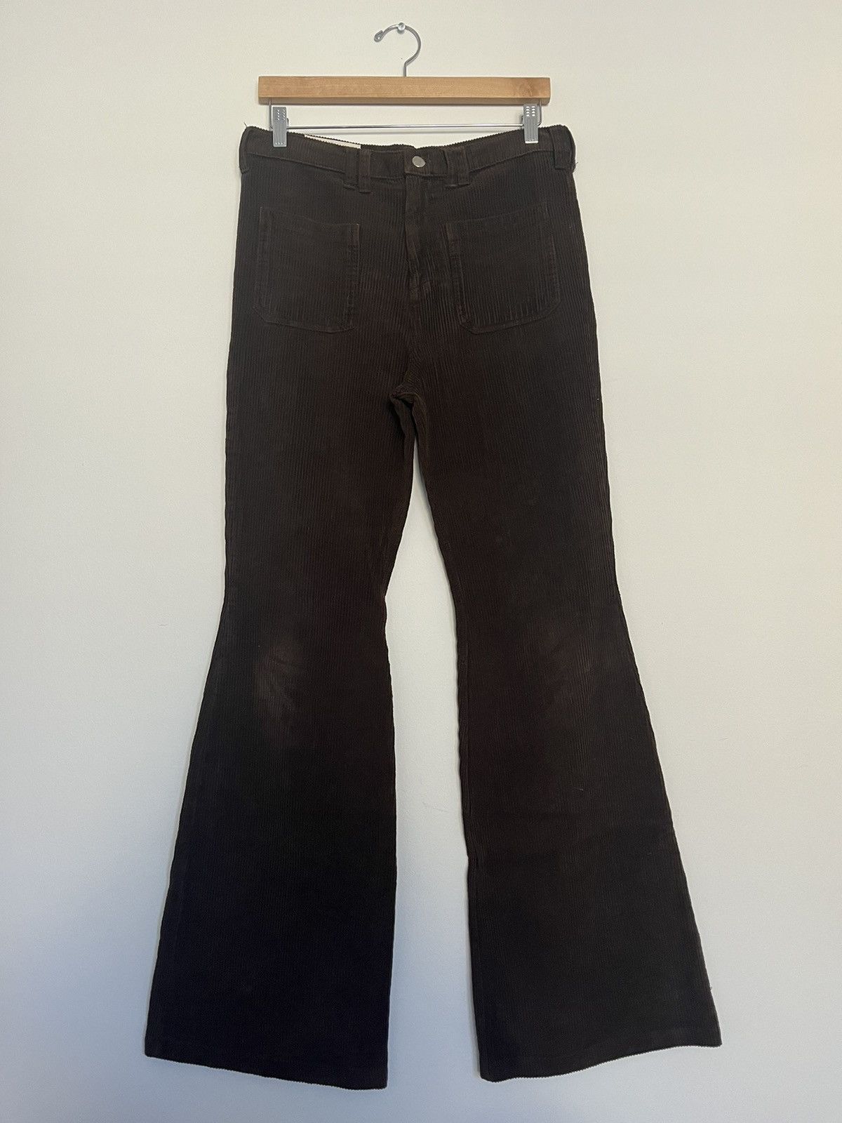 Vintage Mason Ryder Western Brown Corduroy Flare Pants | Grailed