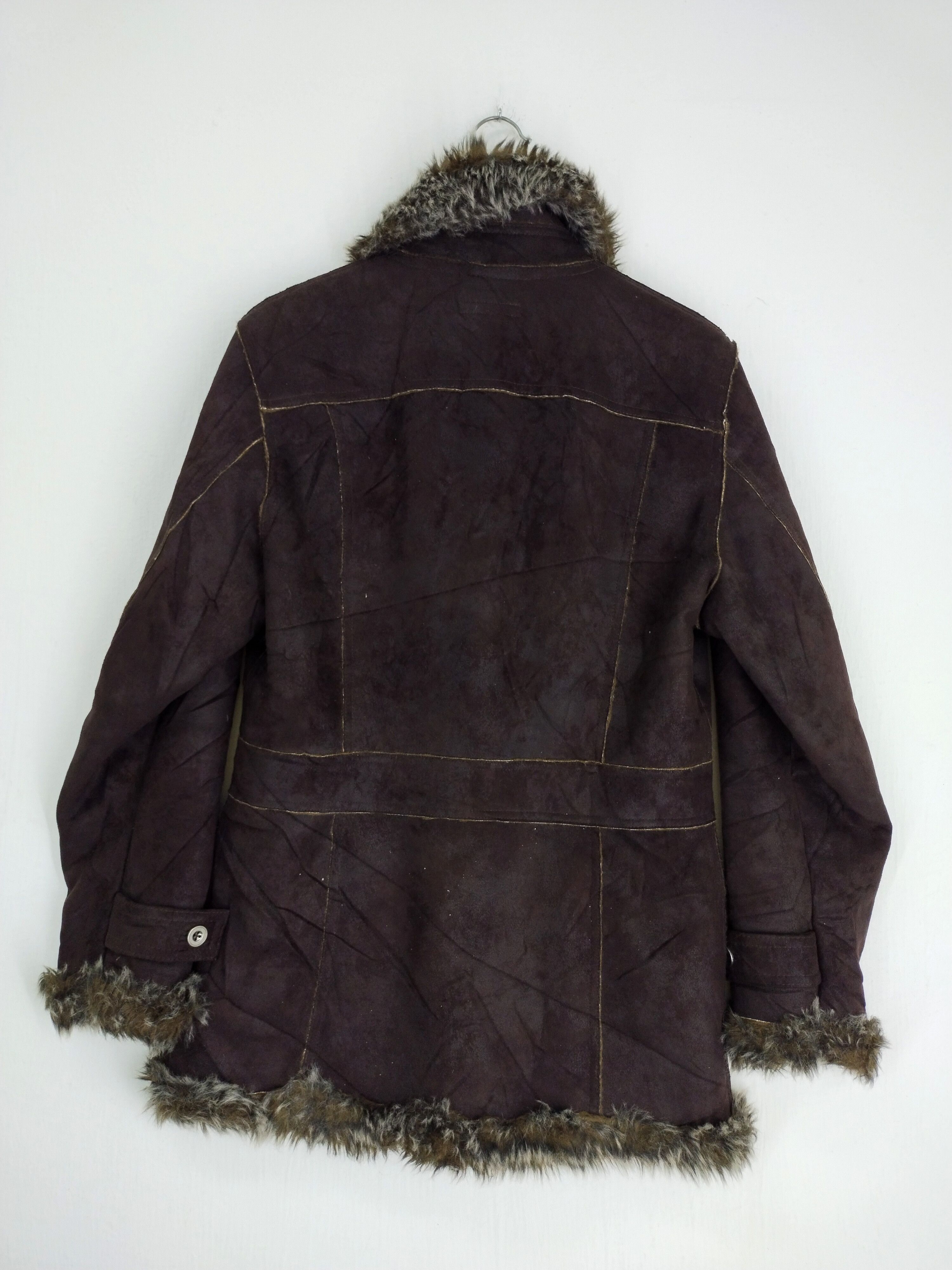 If Six Was Nine VINTAGE HIDEAWAYS NICOLE FUR FAUX COAT Size US S / EU 44-46 / 1 - 8 Thumbnail