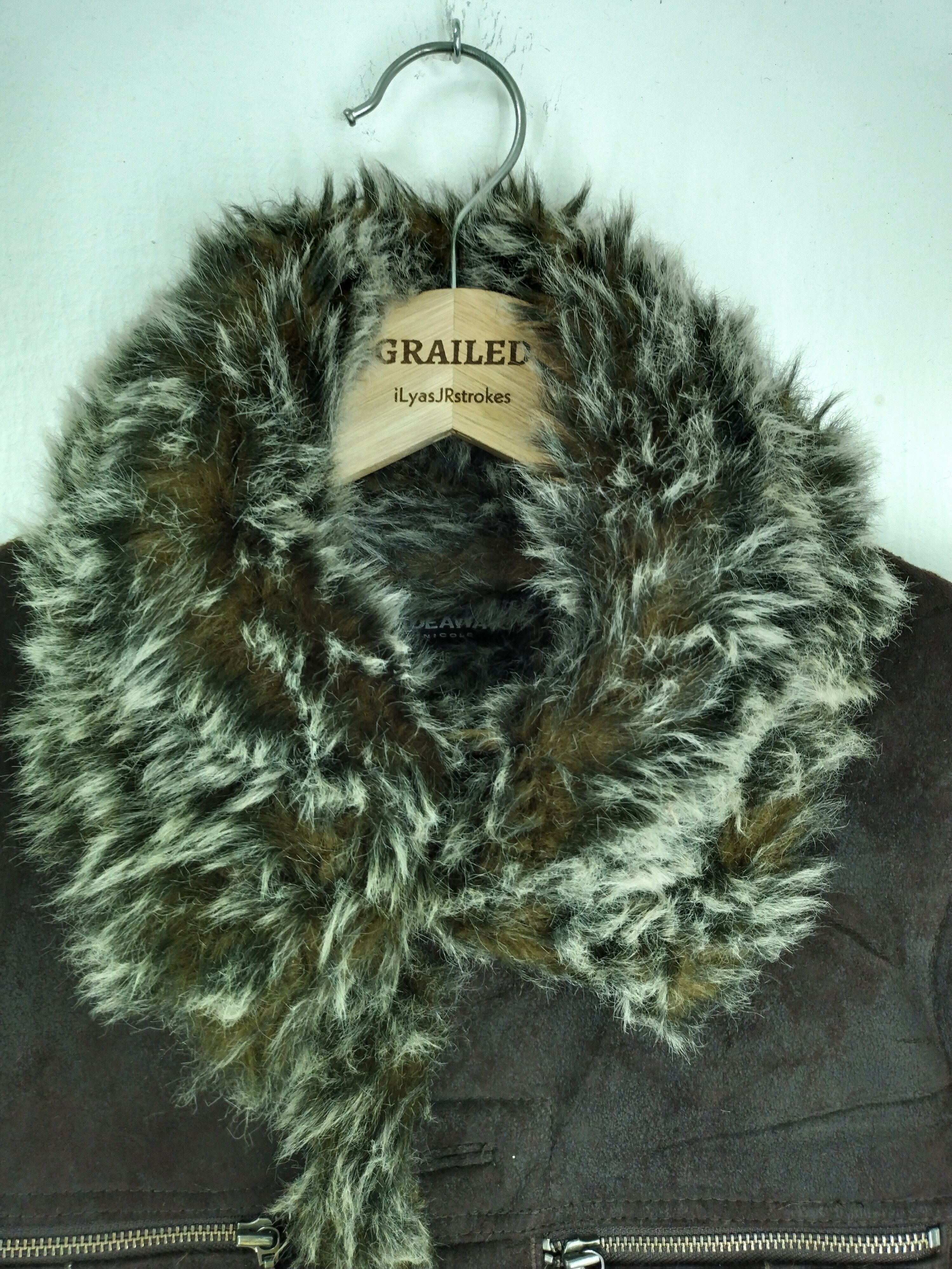 If Six Was Nine VINTAGE HIDEAWAYS NICOLE FUR FAUX COAT Size US S / EU 44-46 / 1 - 18 Thumbnail