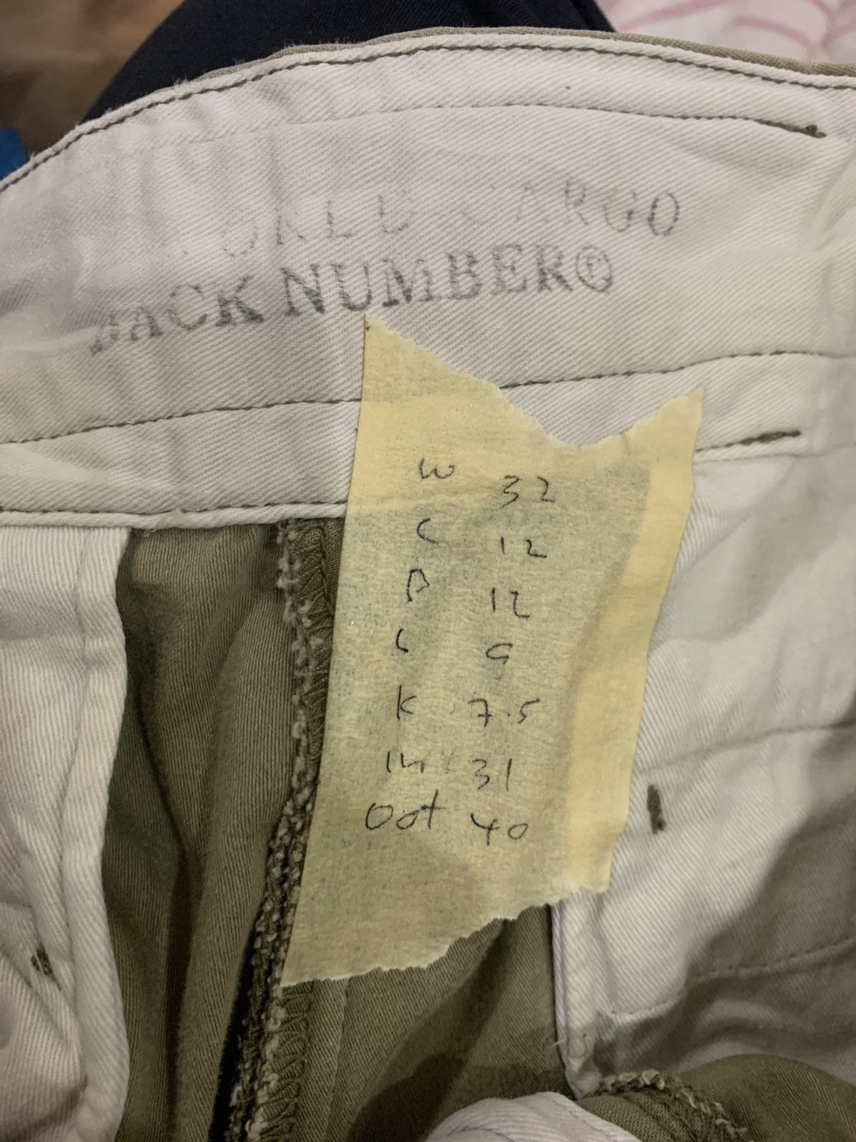 If Six Was Nine Back Number Cargo World Vintage Trouser Size US 32 / EU 48 - 6 Thumbnail