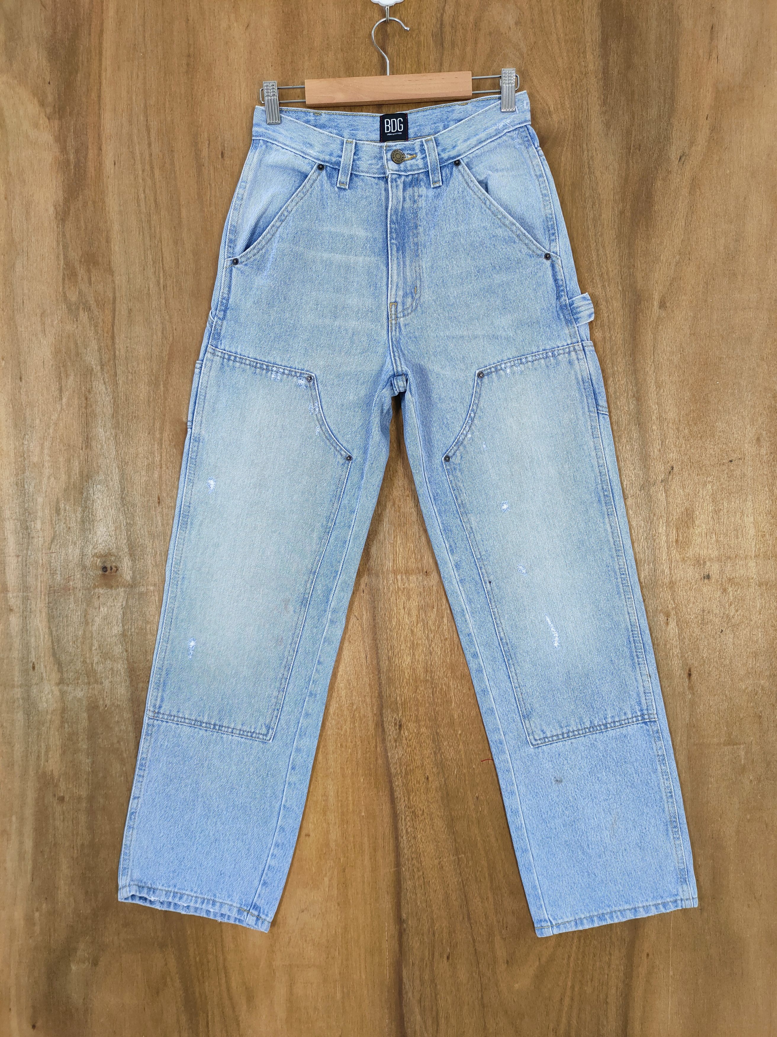 Japanese Brand BDG DOUBLE KNEE LIGHT BLUE JEANS DENIM PANTS Size US 26 / EU 42 - 1 Thumbnail