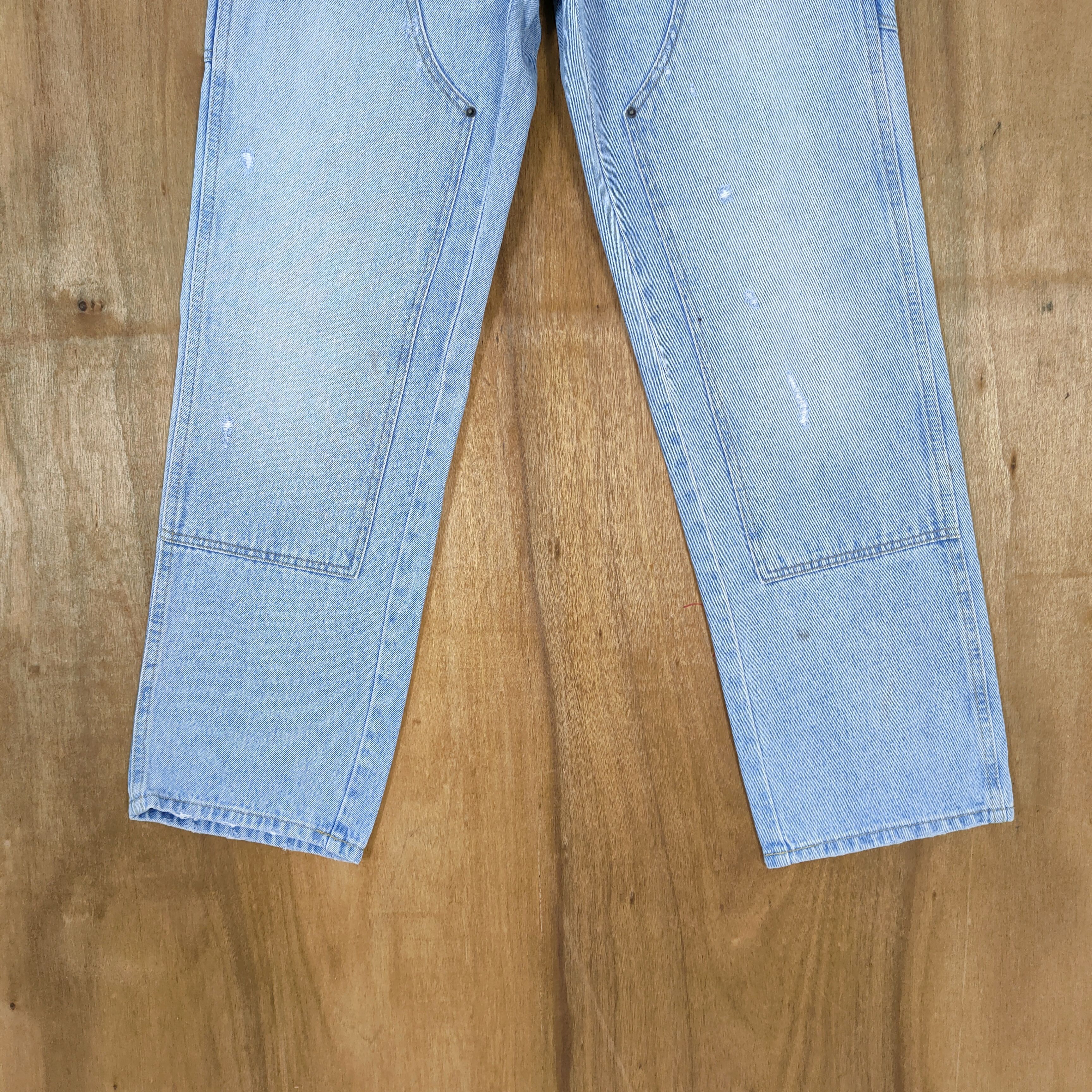 Japanese Brand BDG DOUBLE KNEE LIGHT BLUE JEANS DENIM PANTS Size US 26 / EU 42 - 5 Thumbnail
