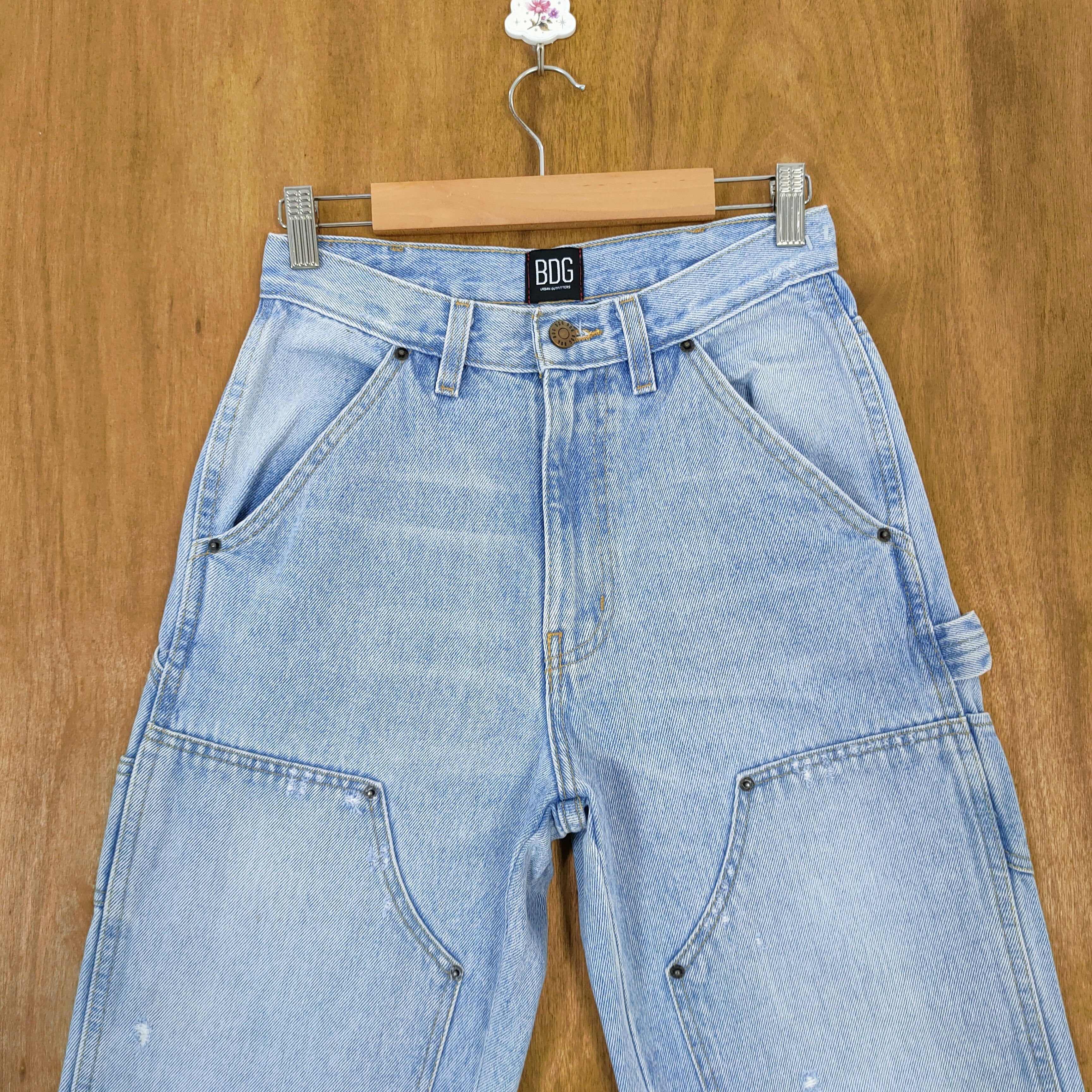 Japanese Brand BDG DOUBLE KNEE LIGHT BLUE JEANS DENIM PANTS Size US 26 / EU 42 - 2 Thumbnail