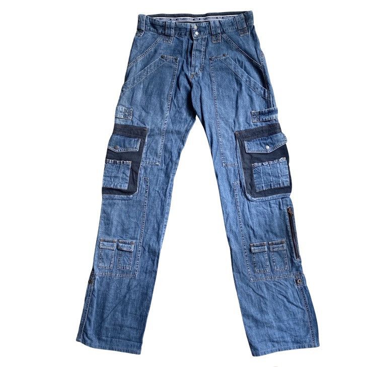 image of Dolce Gabbana Aw03 D&g Cargo Denim in Blue, Men's (Size 33)