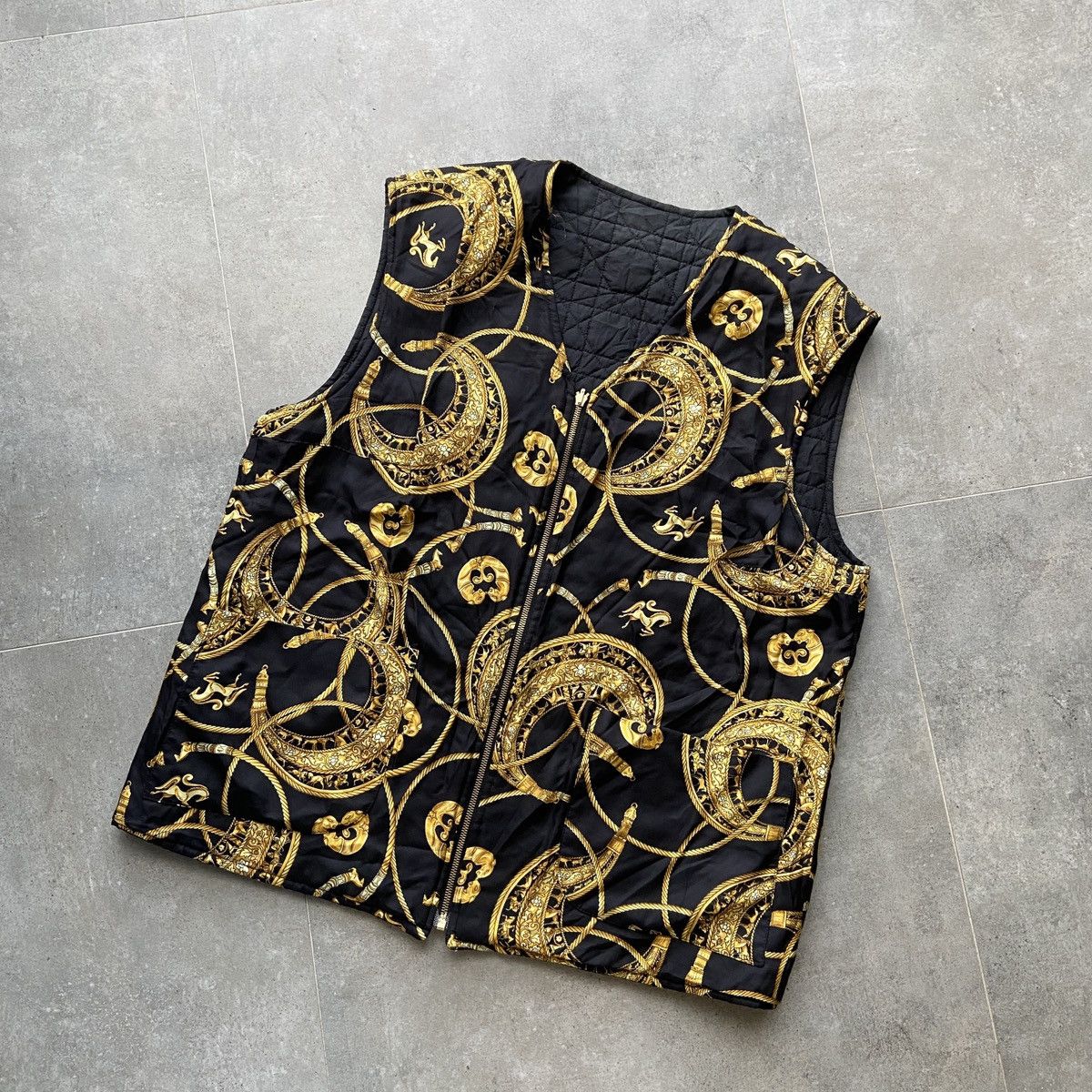 Vintage Vintage Antonette Franz Haushofer silk vest Size XL / US 12-14 / IT 48-50 - 1 Thumbnail
