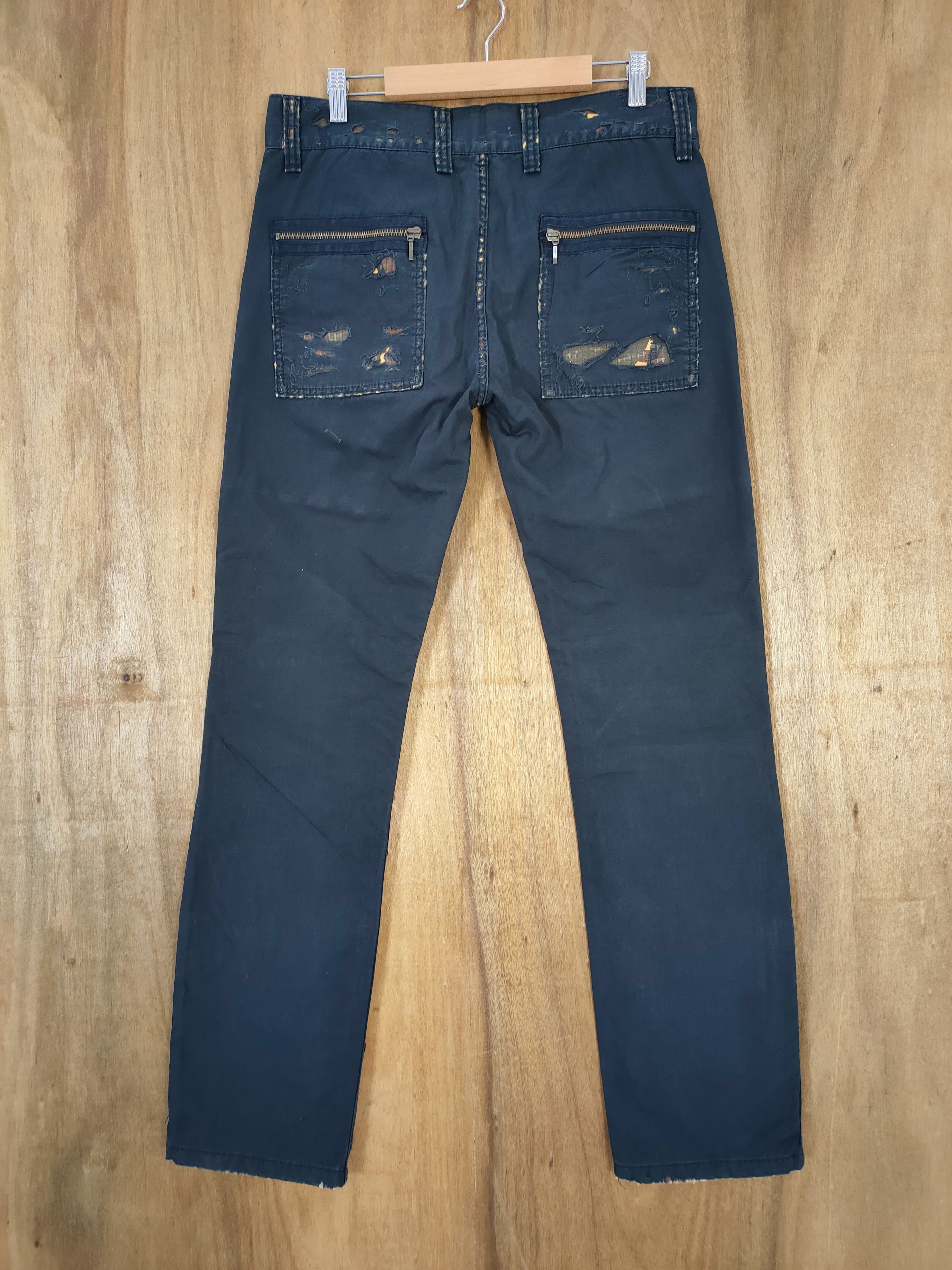 Japanese Brand × Vintage VINTAGE ROYAL FLASH BLACK CARGO PANTS Size US 33 - 9 Thumbnail