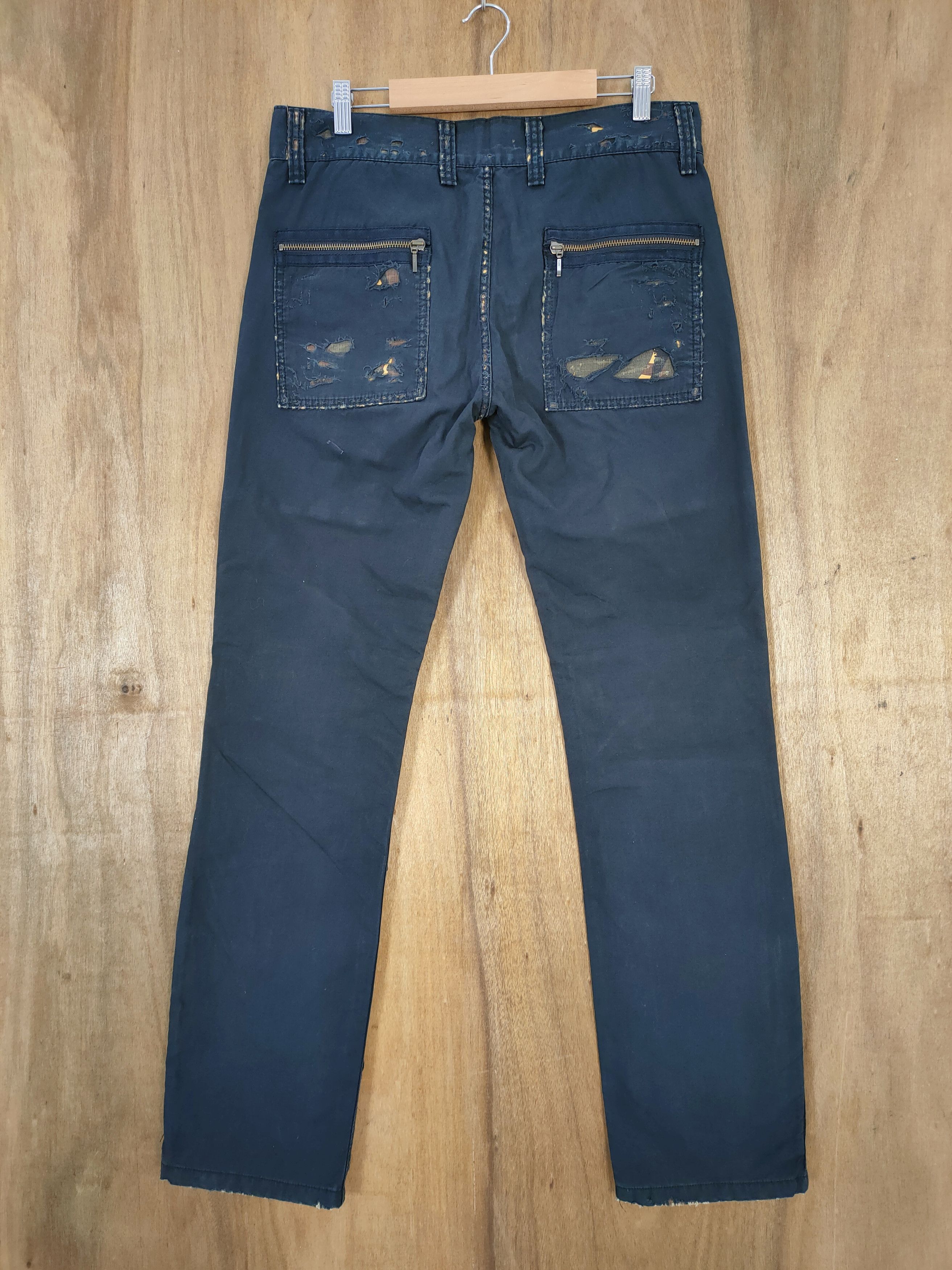 Japanese Brand × Vintage VINTAGE ROYAL FLASH BLACK CARGO PANTS Size US 33 - 8 Thumbnail